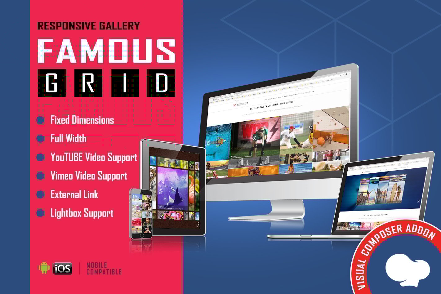 Famous – Grid Gallery For Wpbakery Page Builder