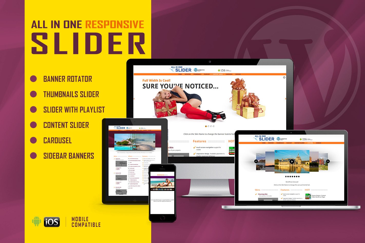 All In One Slider – Responsive Wordpress Plugin