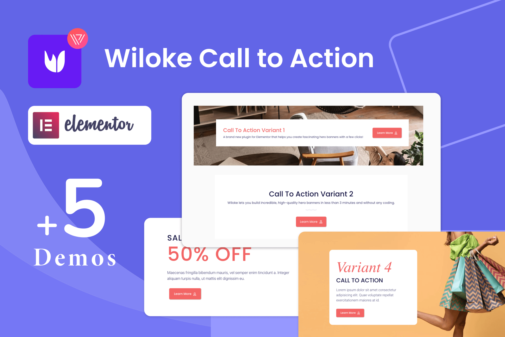 Wiloke Call To Action Addon For Elementor