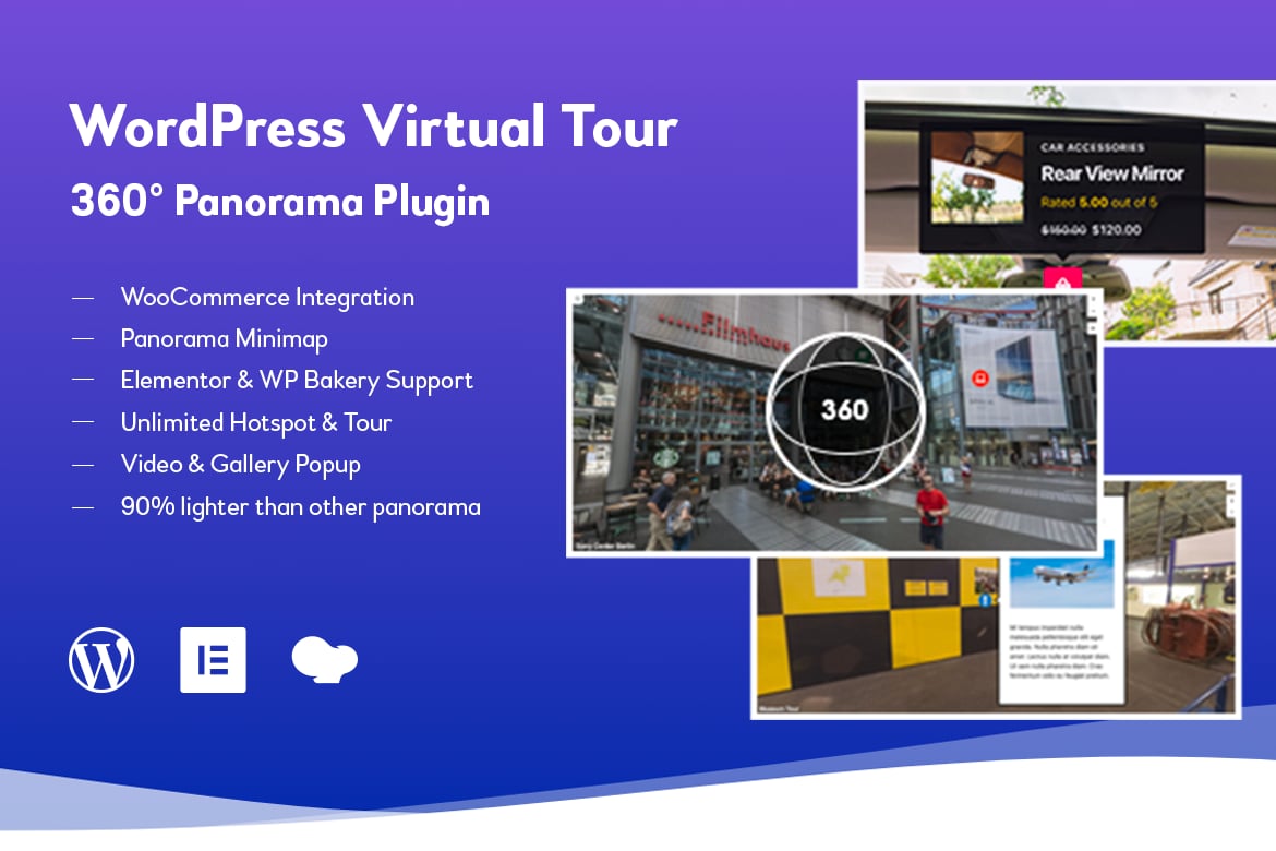 Wordpress Virtual Tour 360 Panorama Plugin