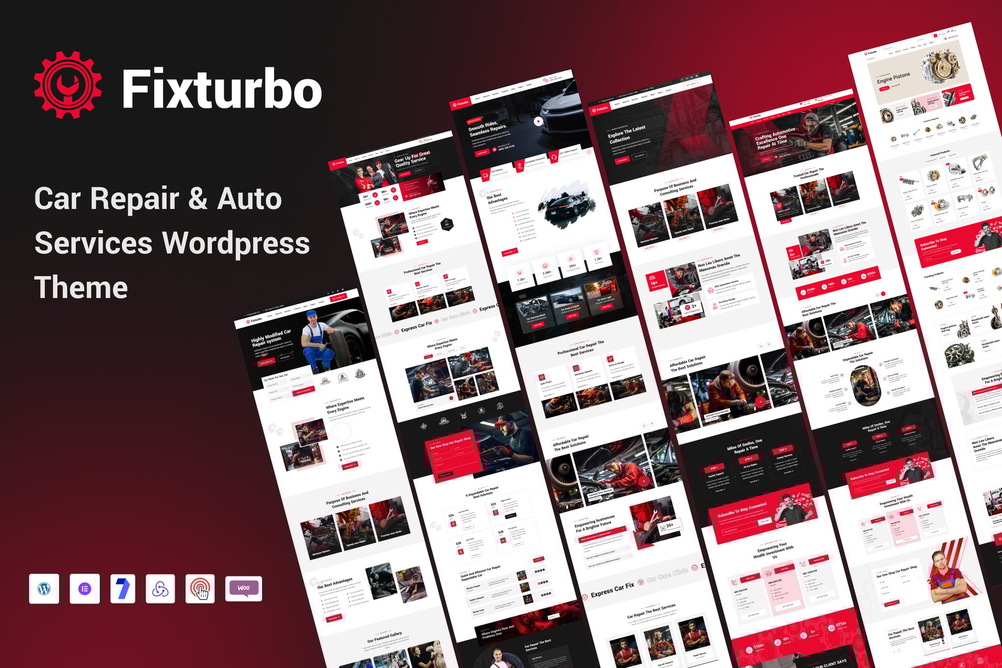 Fixturbo – Car Service & Repair Wordpress Theme