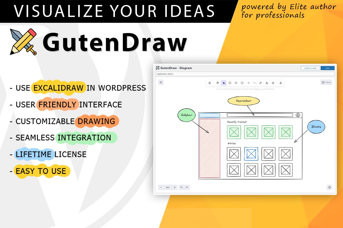 Gutendraw – Visualize Ideas With Excalidraw