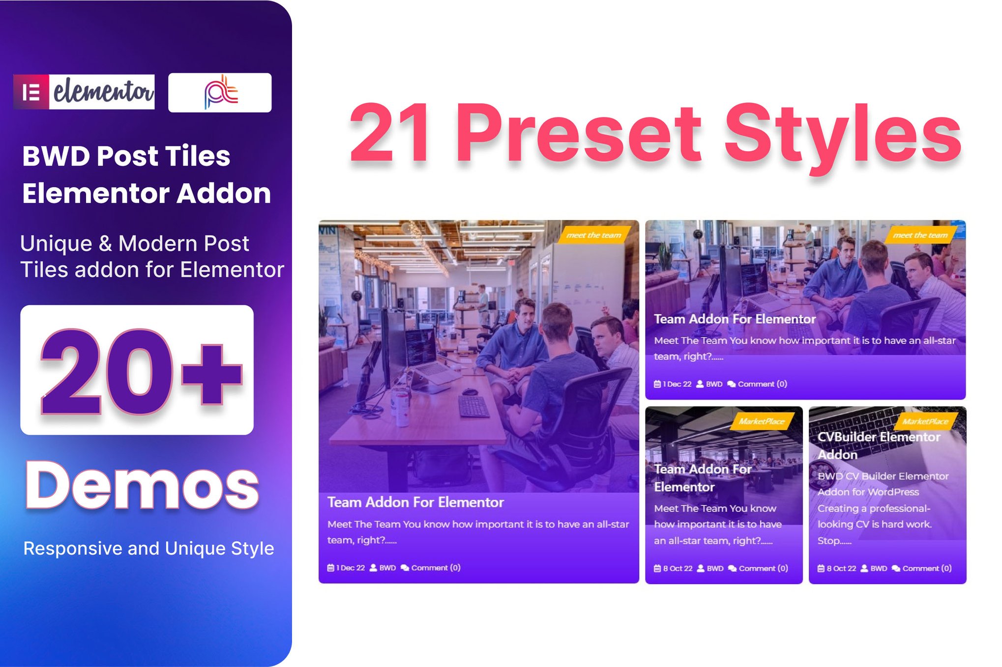 Blog Post Tiles Addon For Elementor