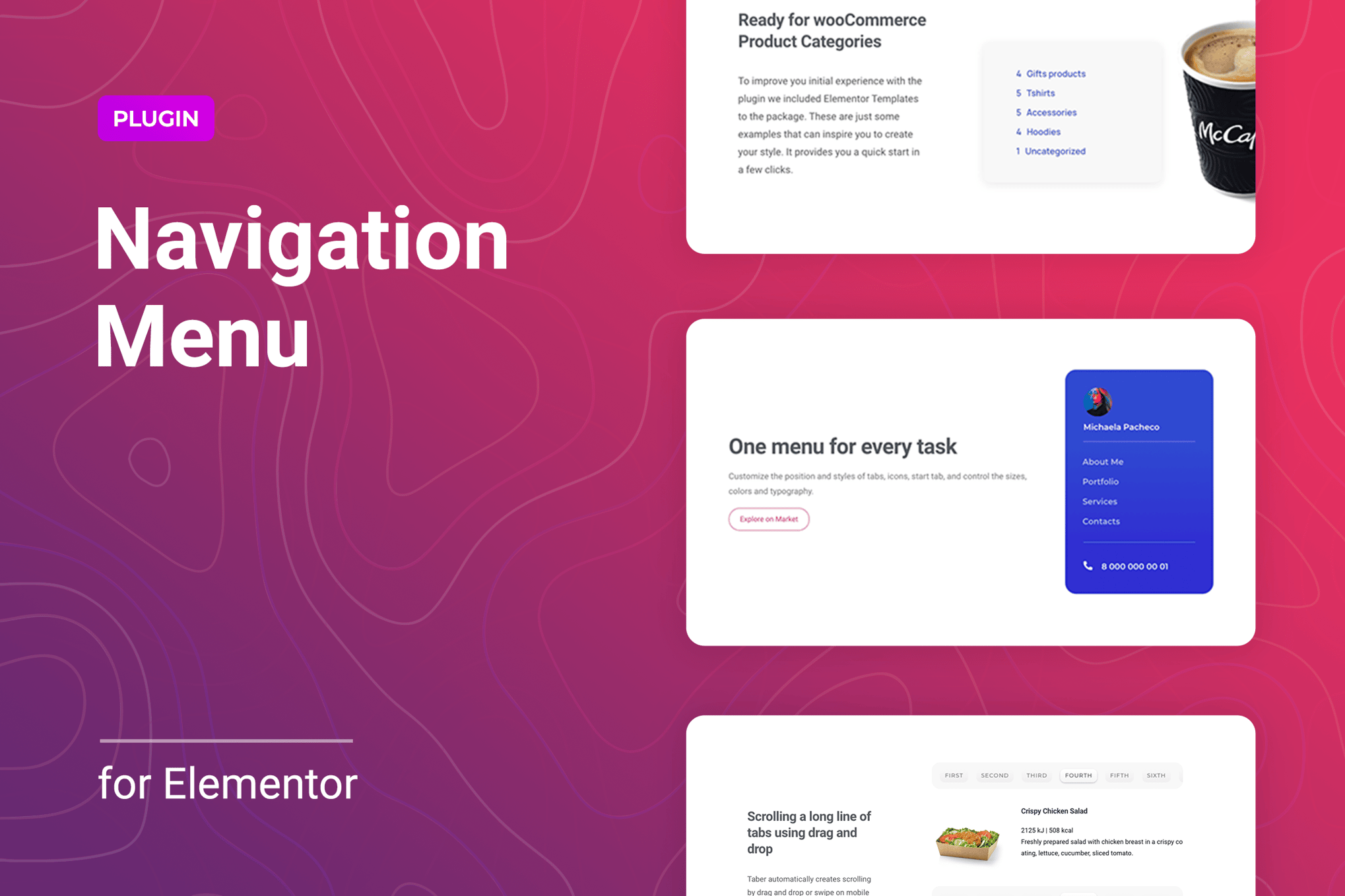 Navigation Menu For Elementor