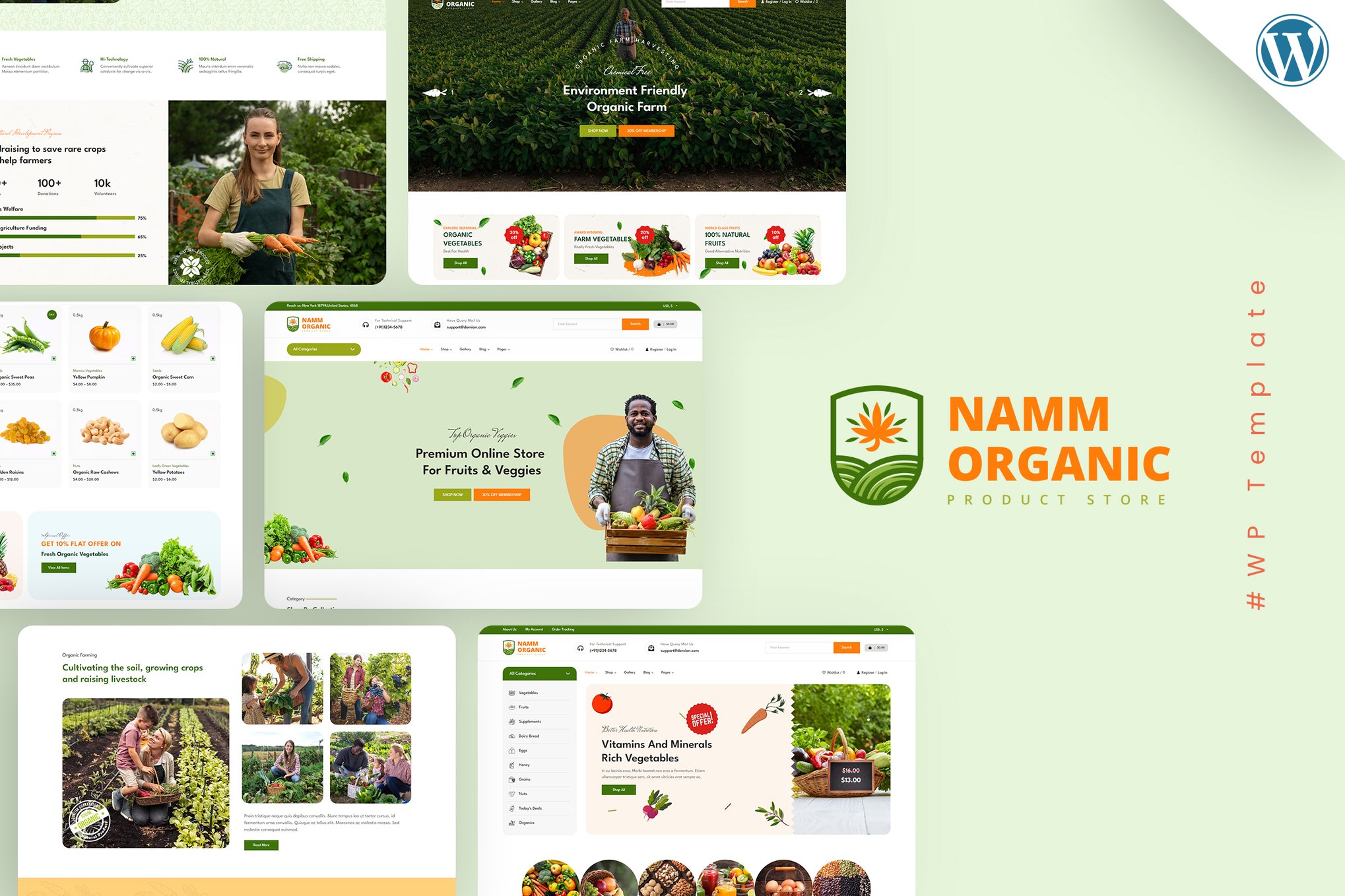 Namm – Grocery Shop Wordpress Theme