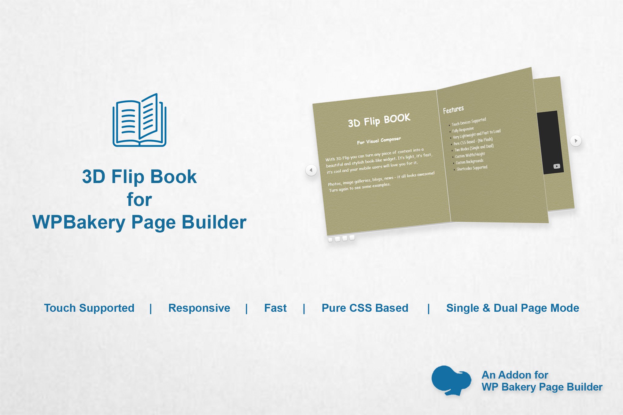 3D Flipbook For Wpbakery Page Builder