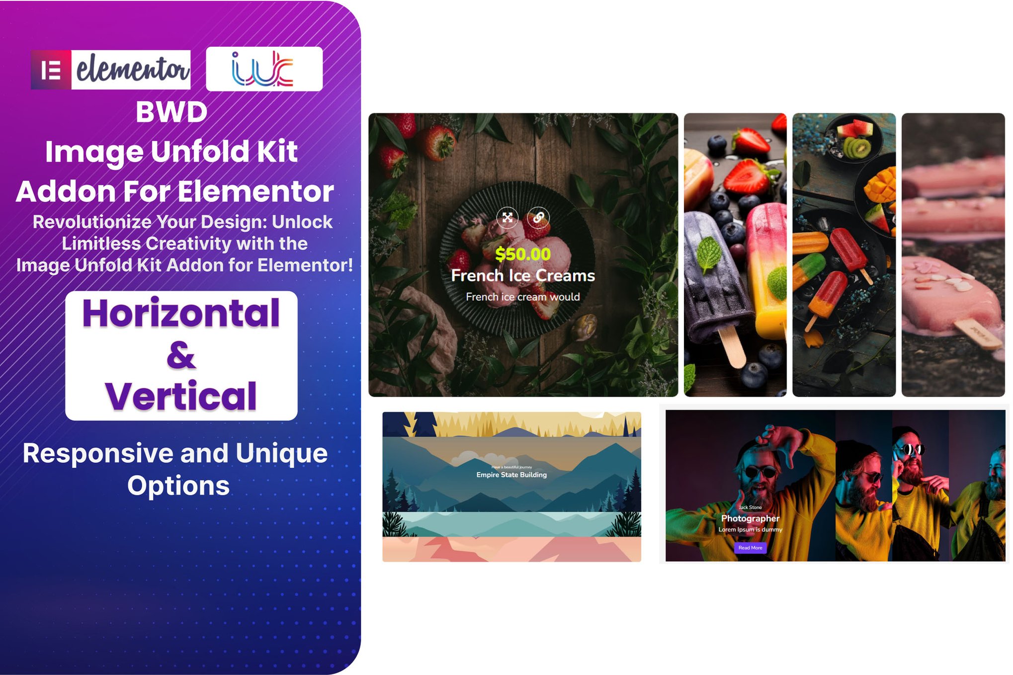 Image Unfold Kit Addon For Elementor