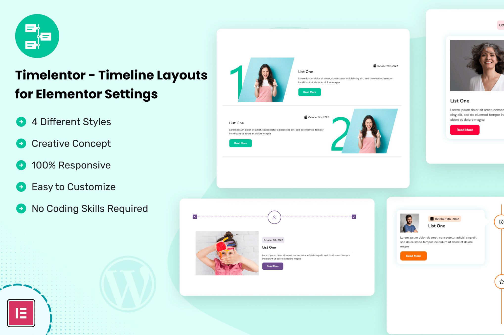 Timelentor – Timeline Layouts For Elementor