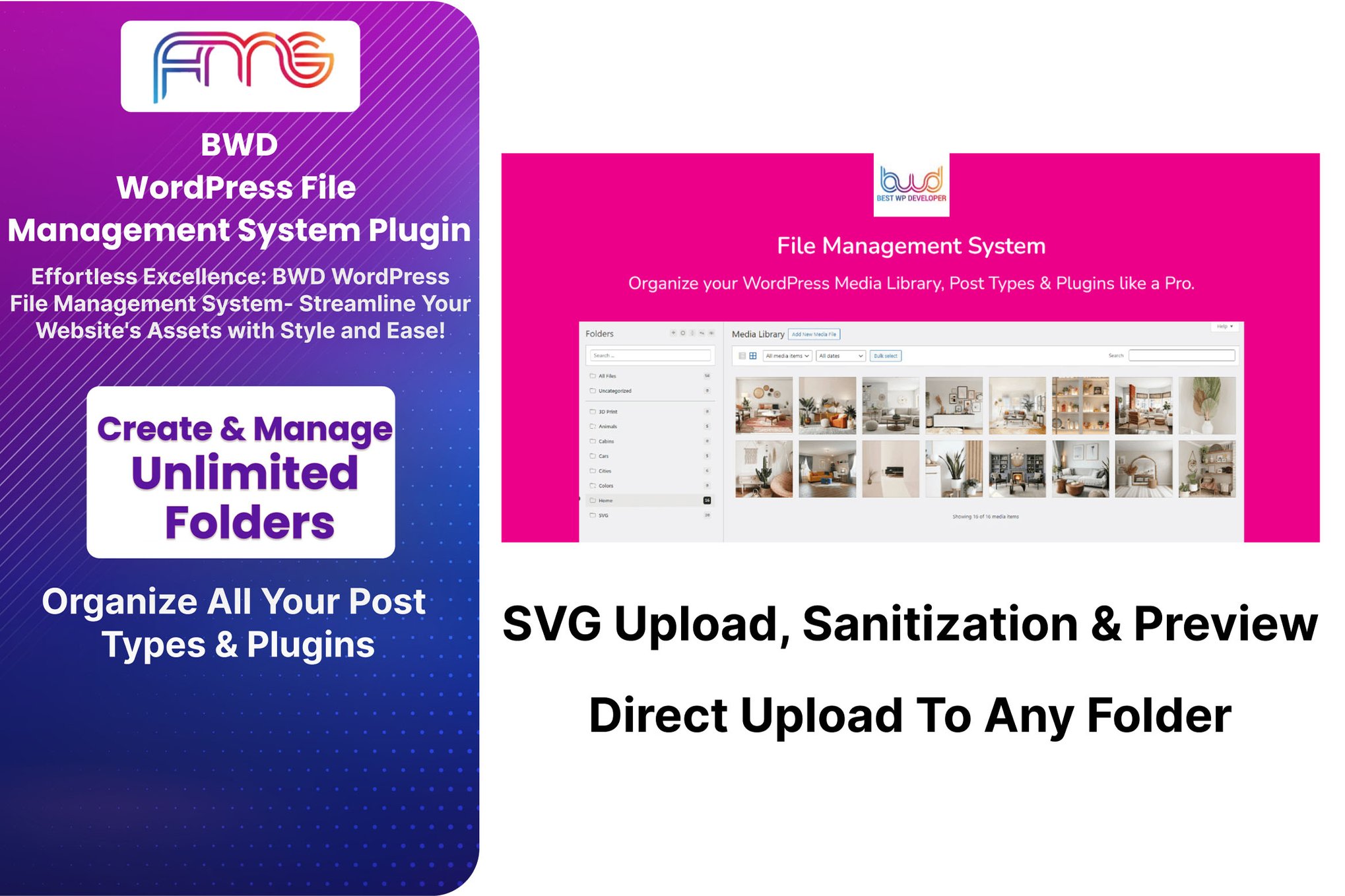 Wordpress File Management System