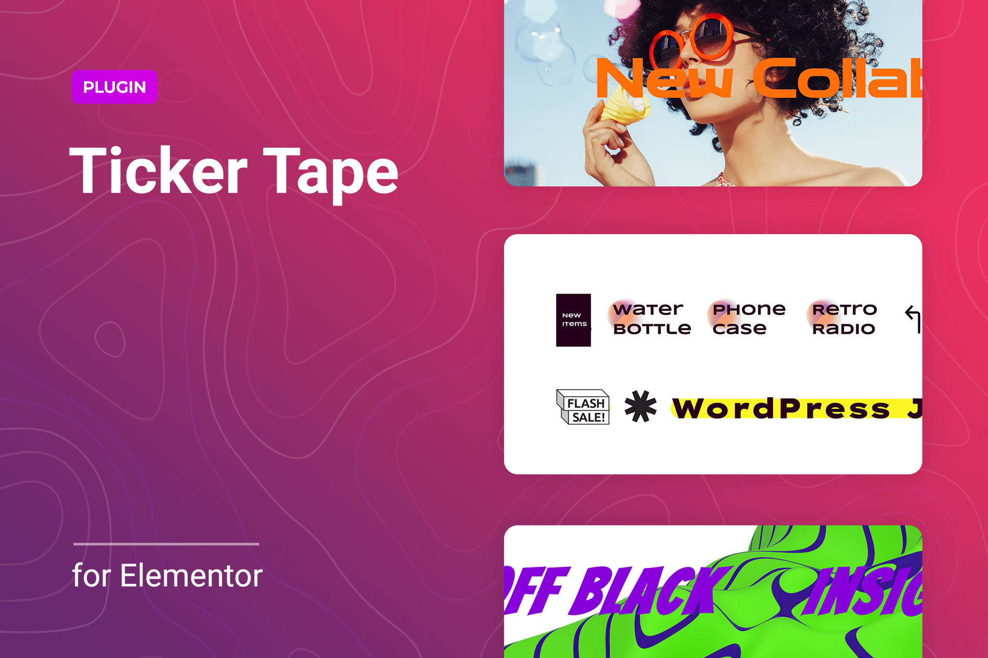 Ticker For Elementor