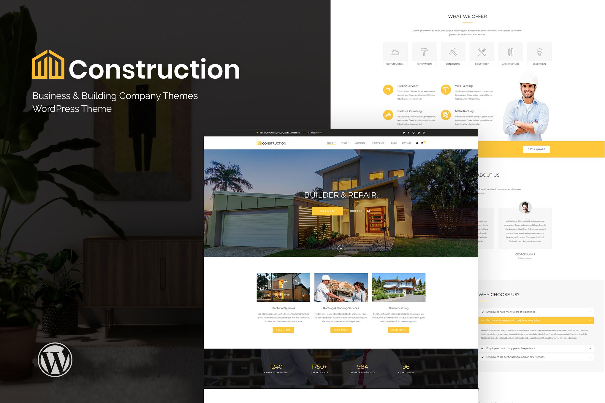 Construction – Business & Building Company Wordpre