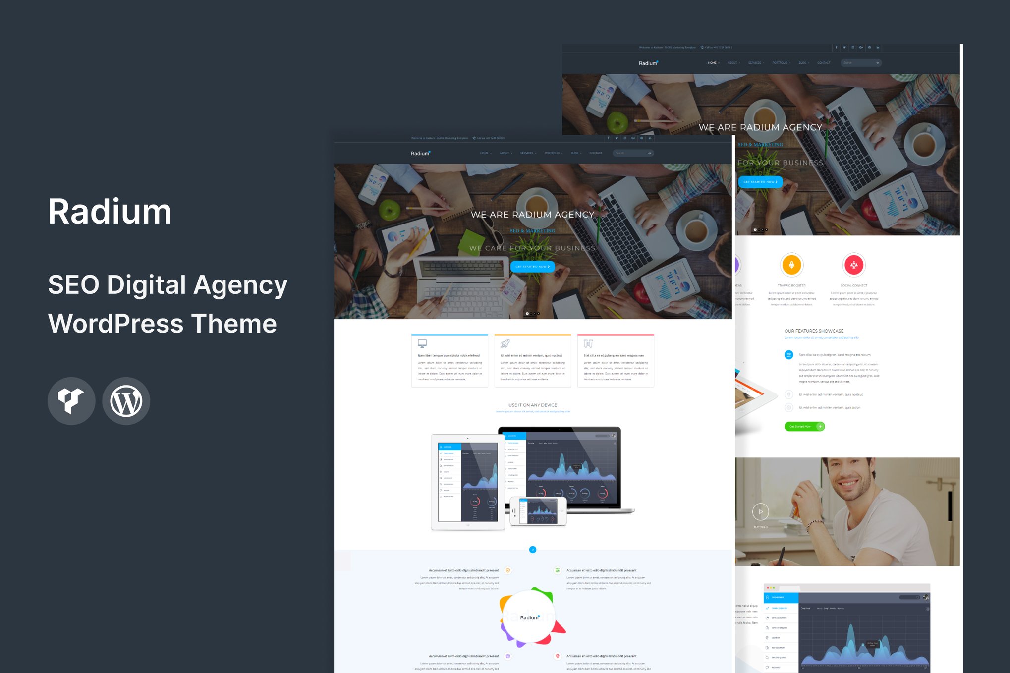 Radium – Seo /Digital Agency Wordpress Theme
