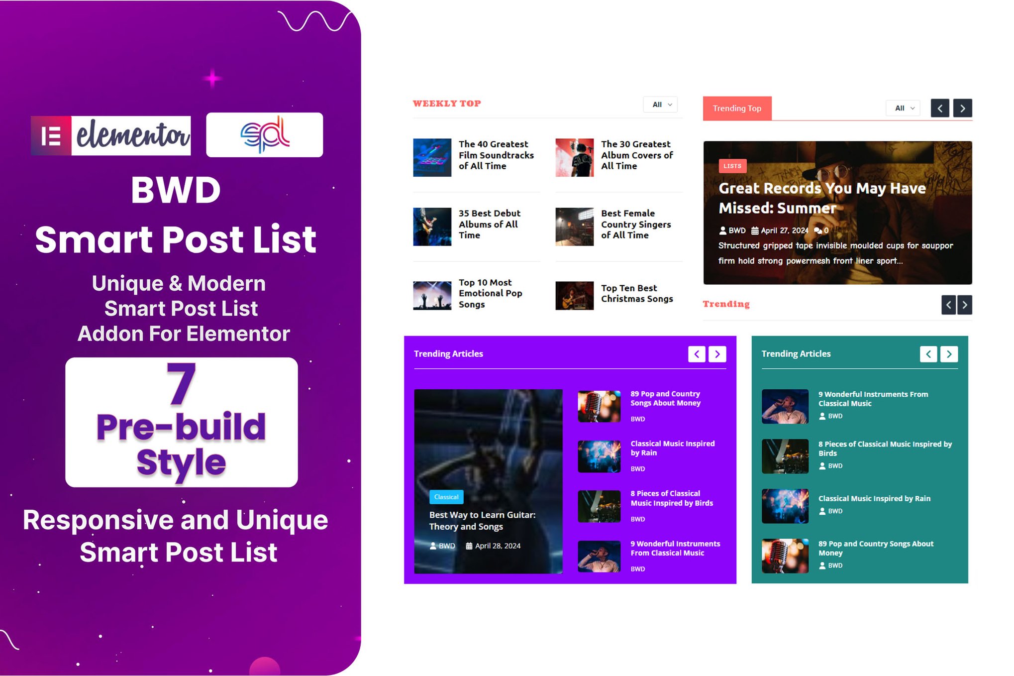 Smart Post List Addon For Elementor