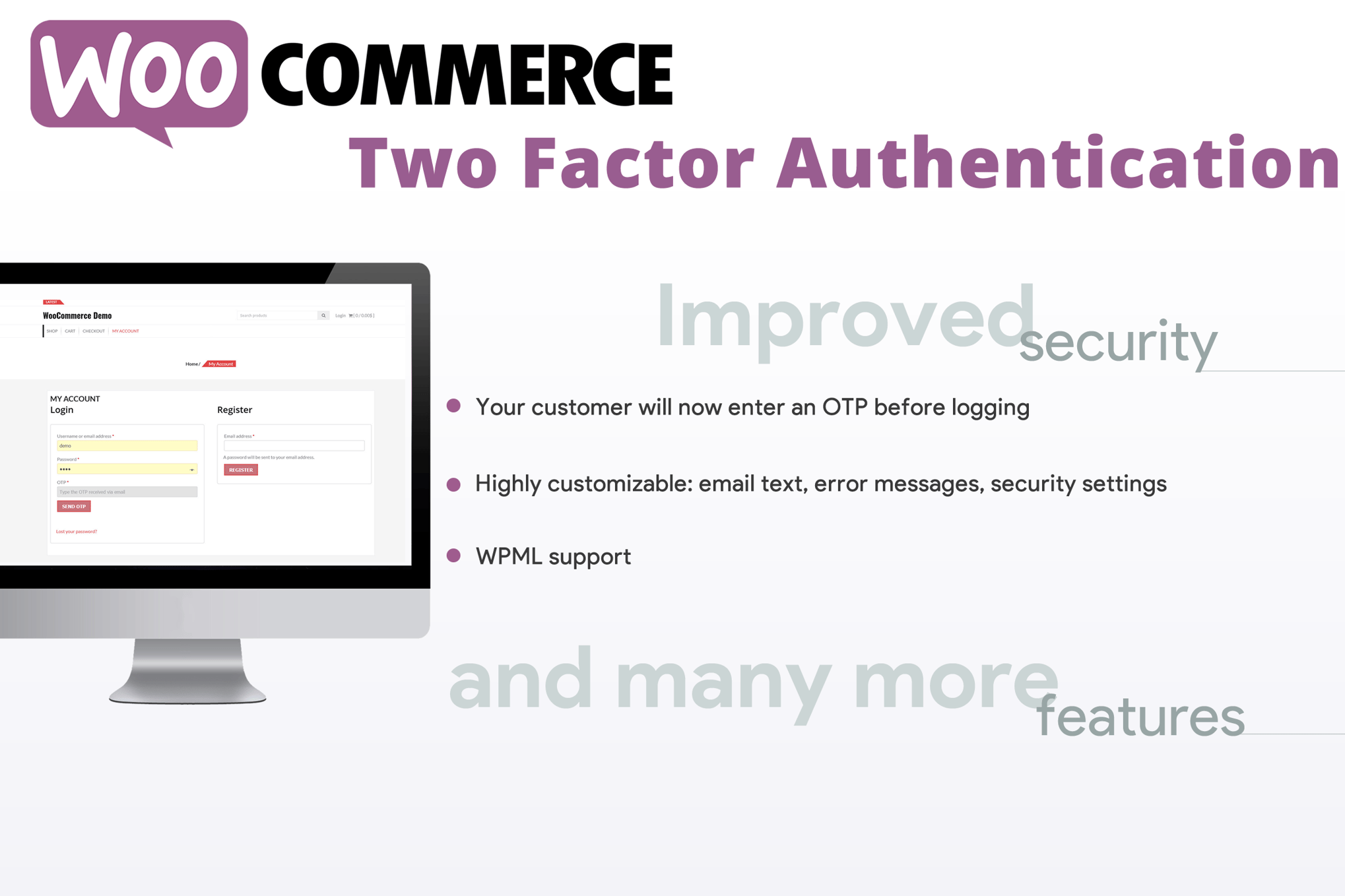 Woocommerce Two Factor Authentication