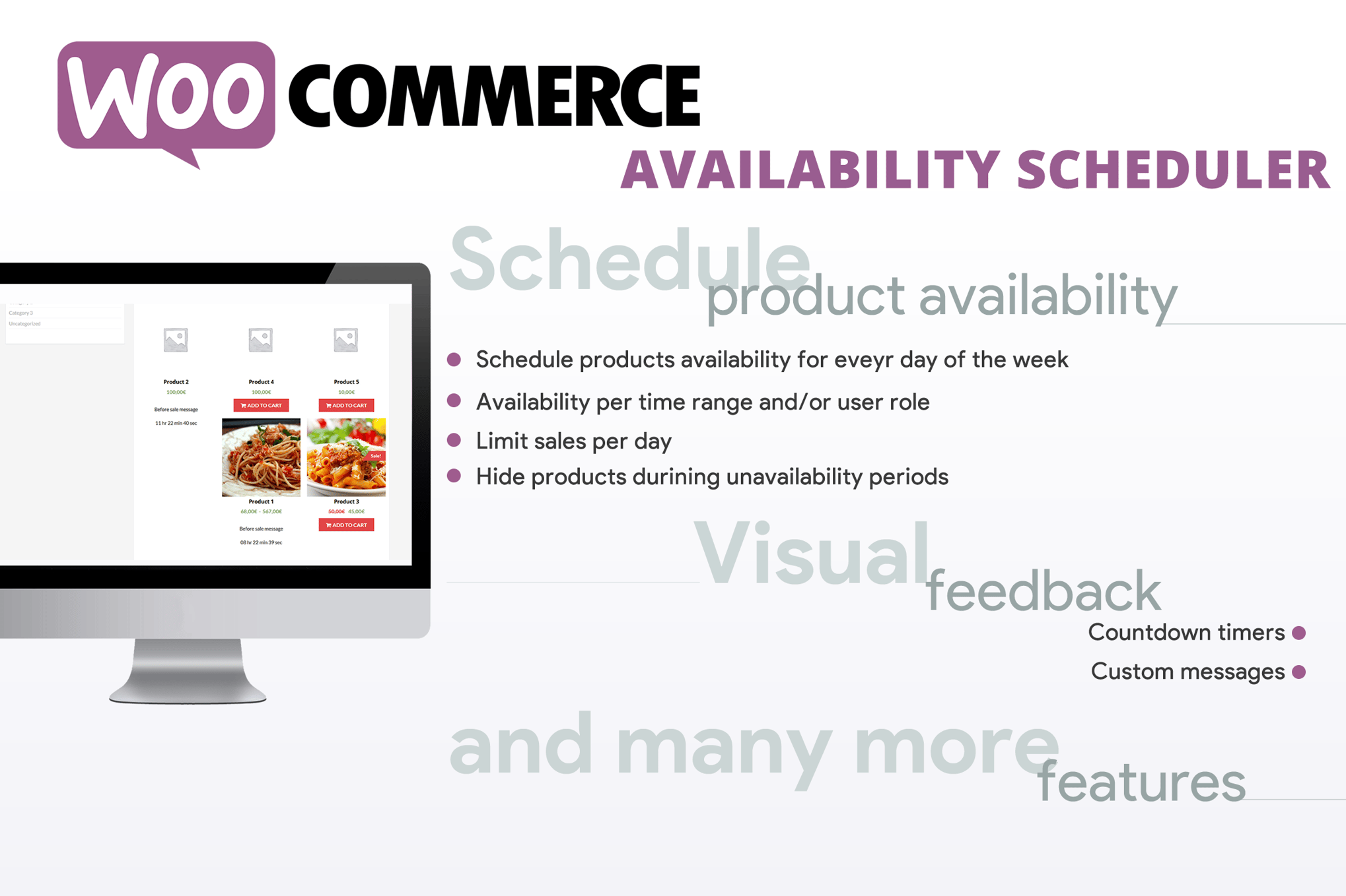 Woocommerce Availability Scheduler