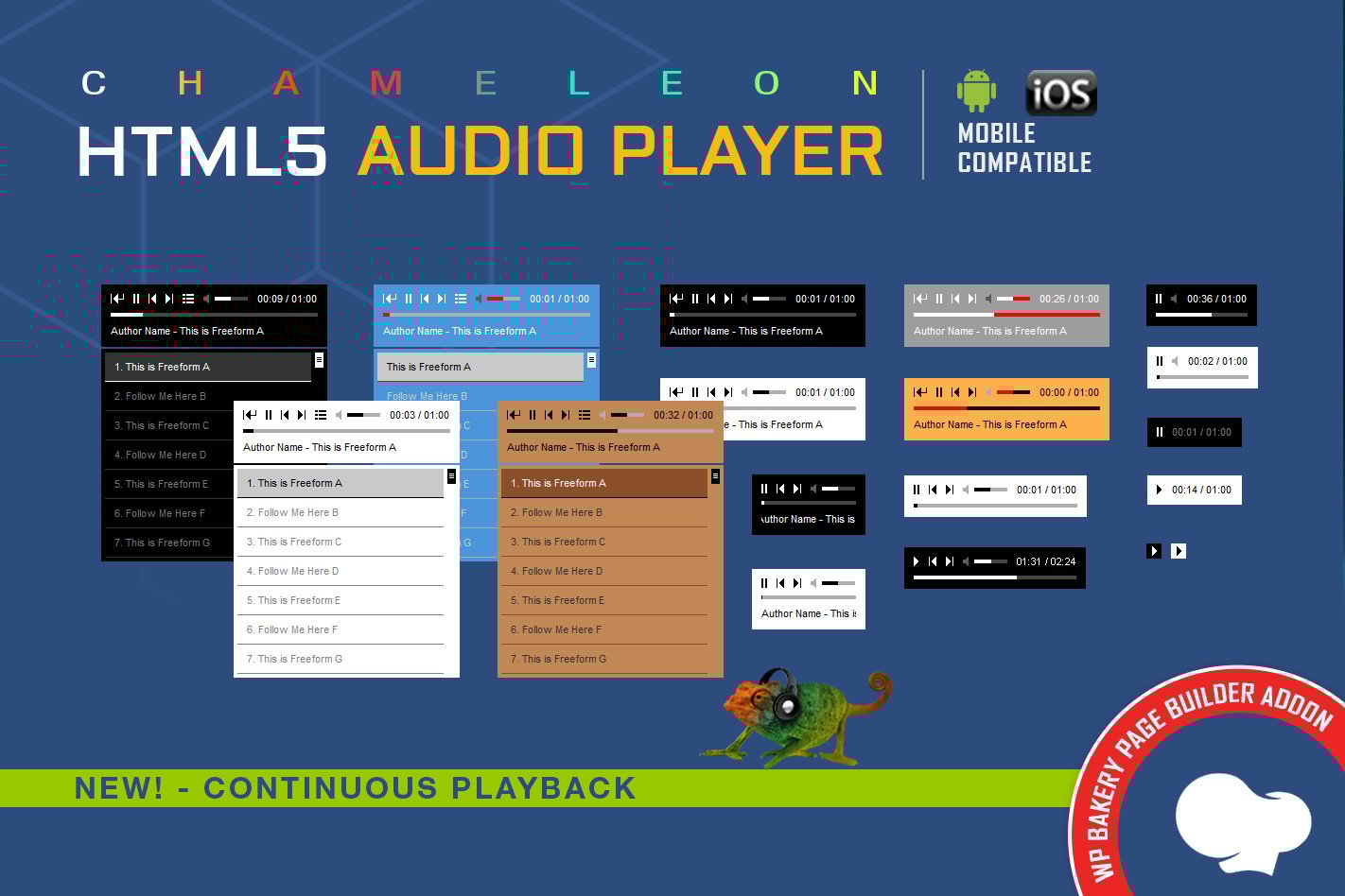 Wpbakery Addon – Chameleon Audio Player