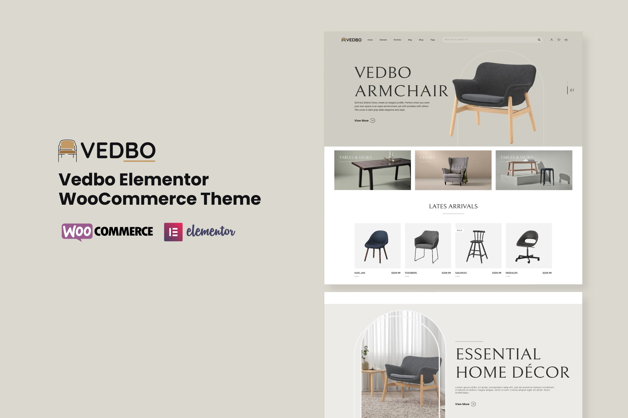 Vedbo – Elementor Woocommerce Theme