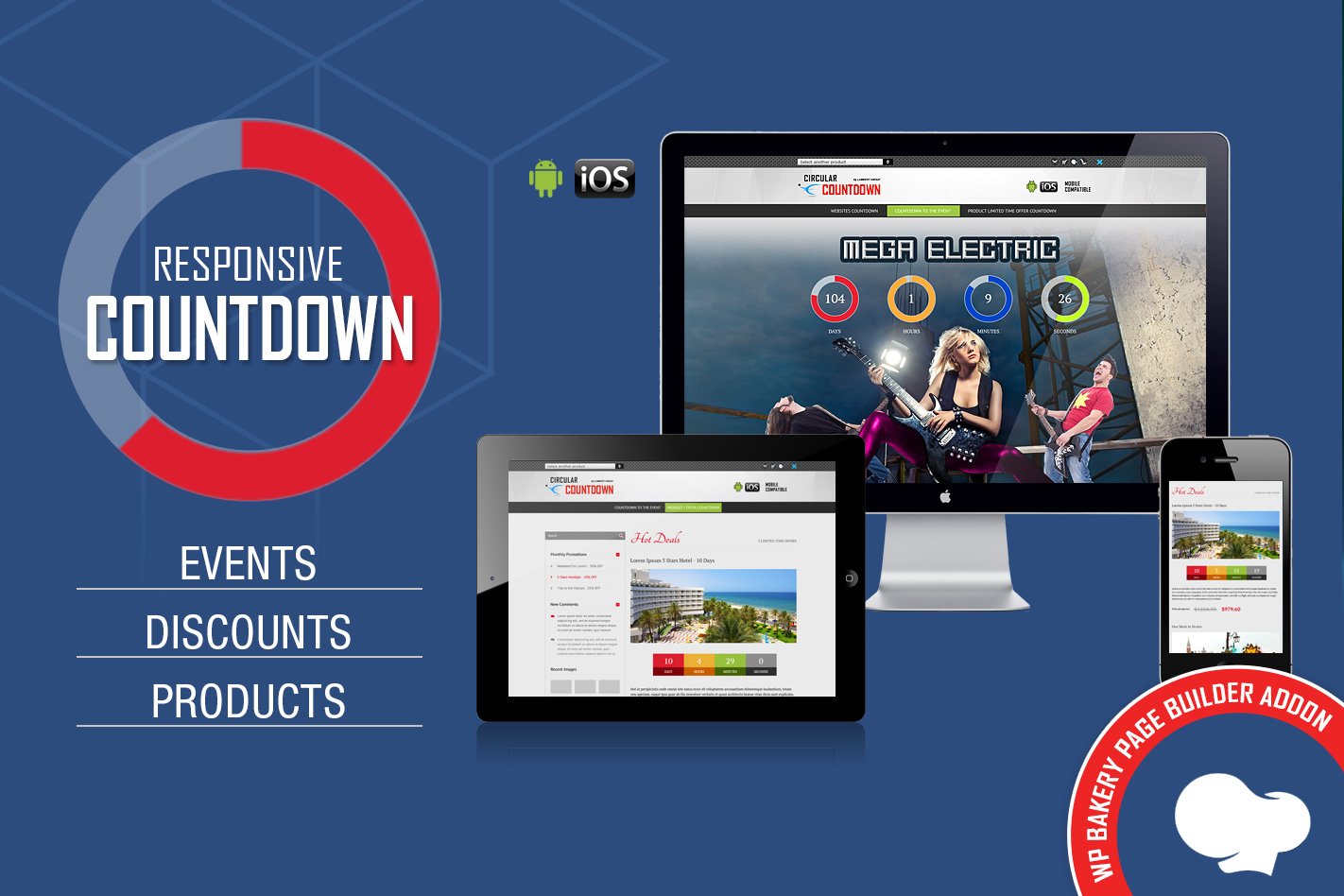 Wpbakery Addon – Countdown Timer Pro