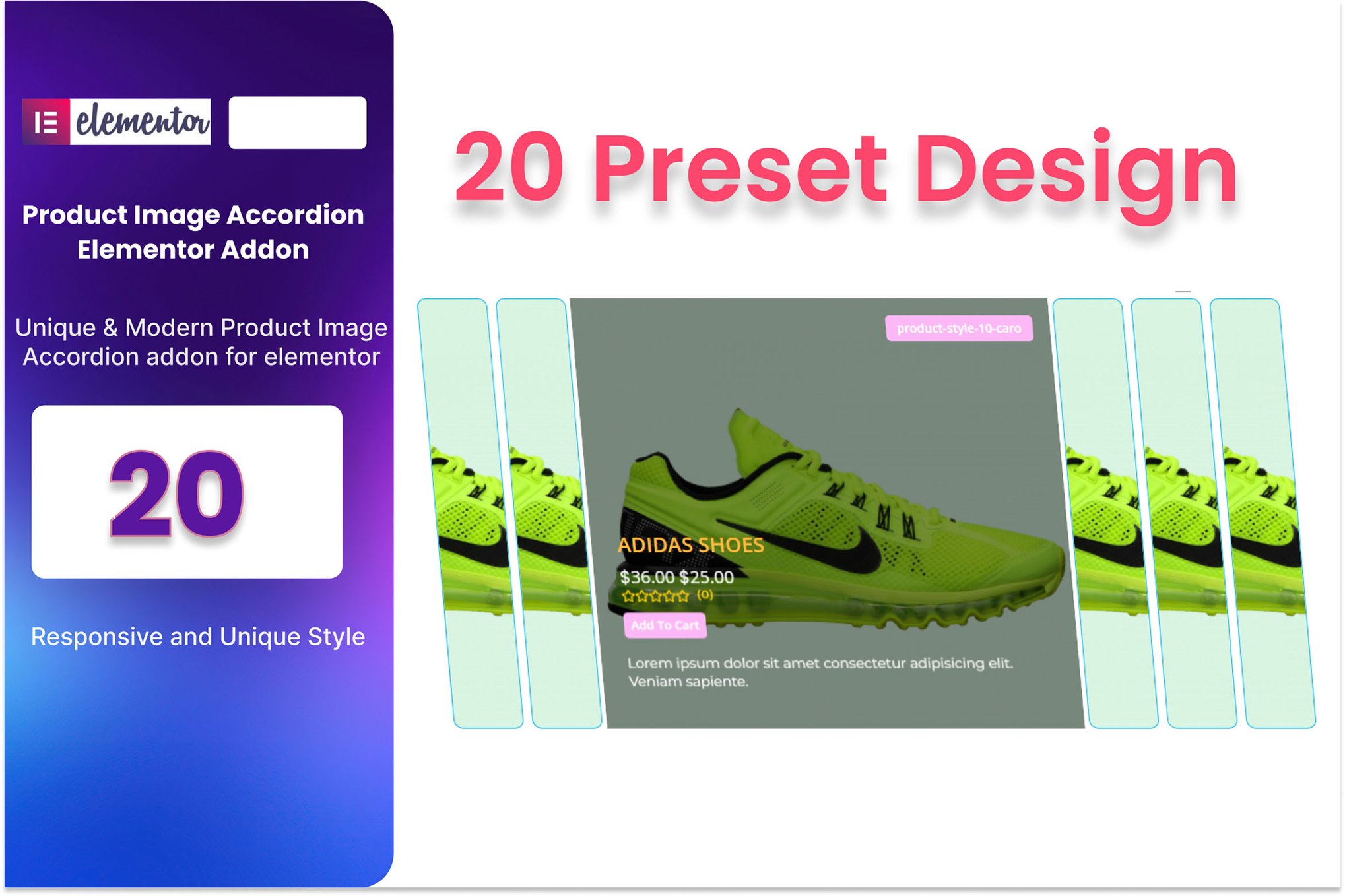 Woocommerce Product Image Accordion Addon