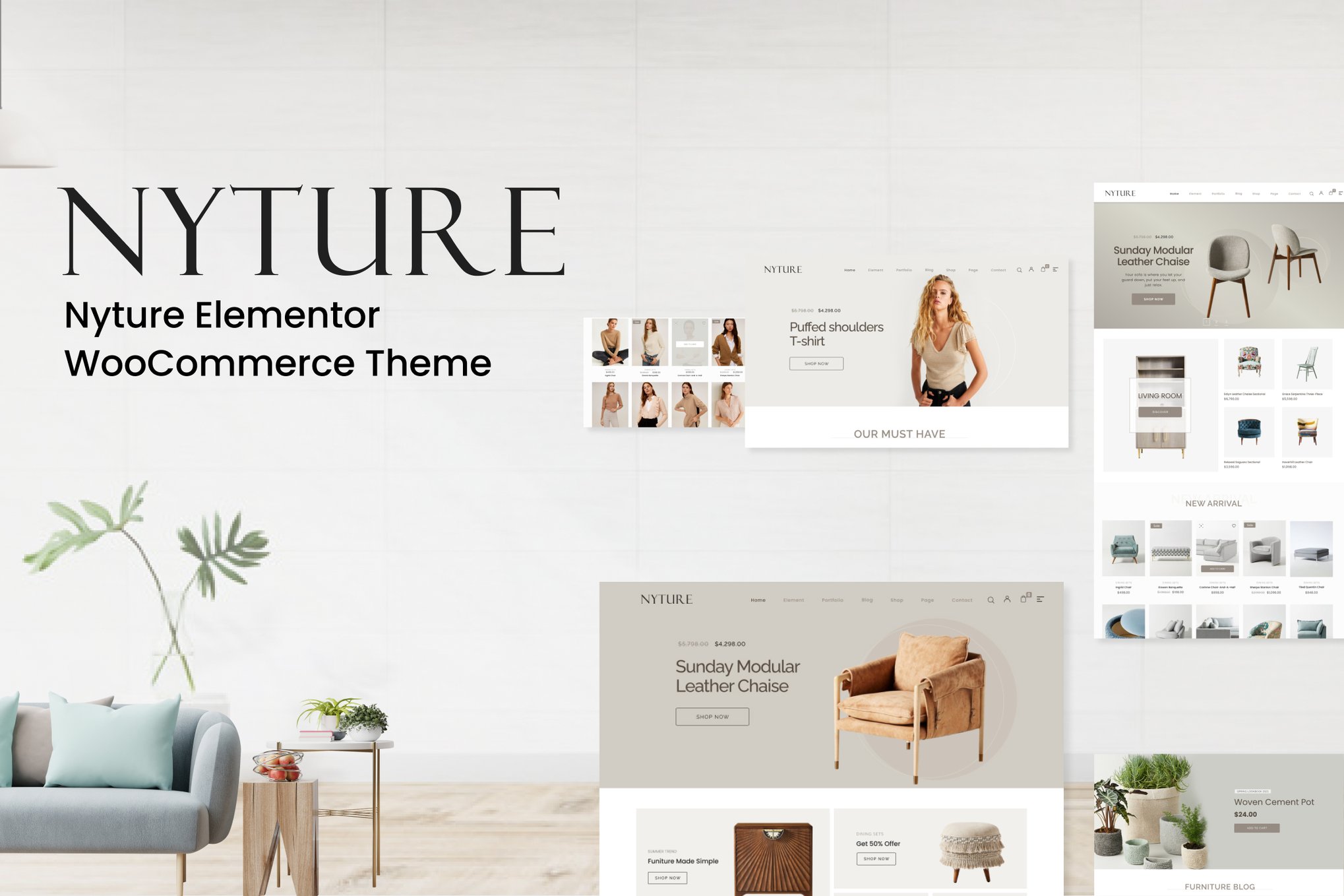 Nyture – Elementor Woocommerce Theme