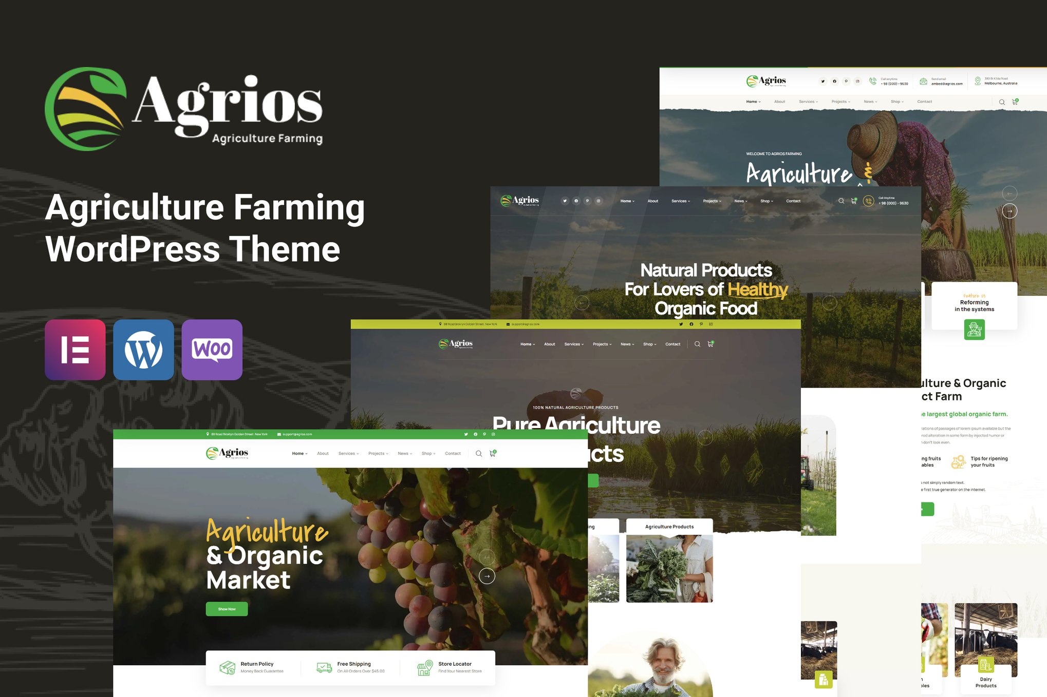 Agrios – Agriculture Farming Wordpress Theme
