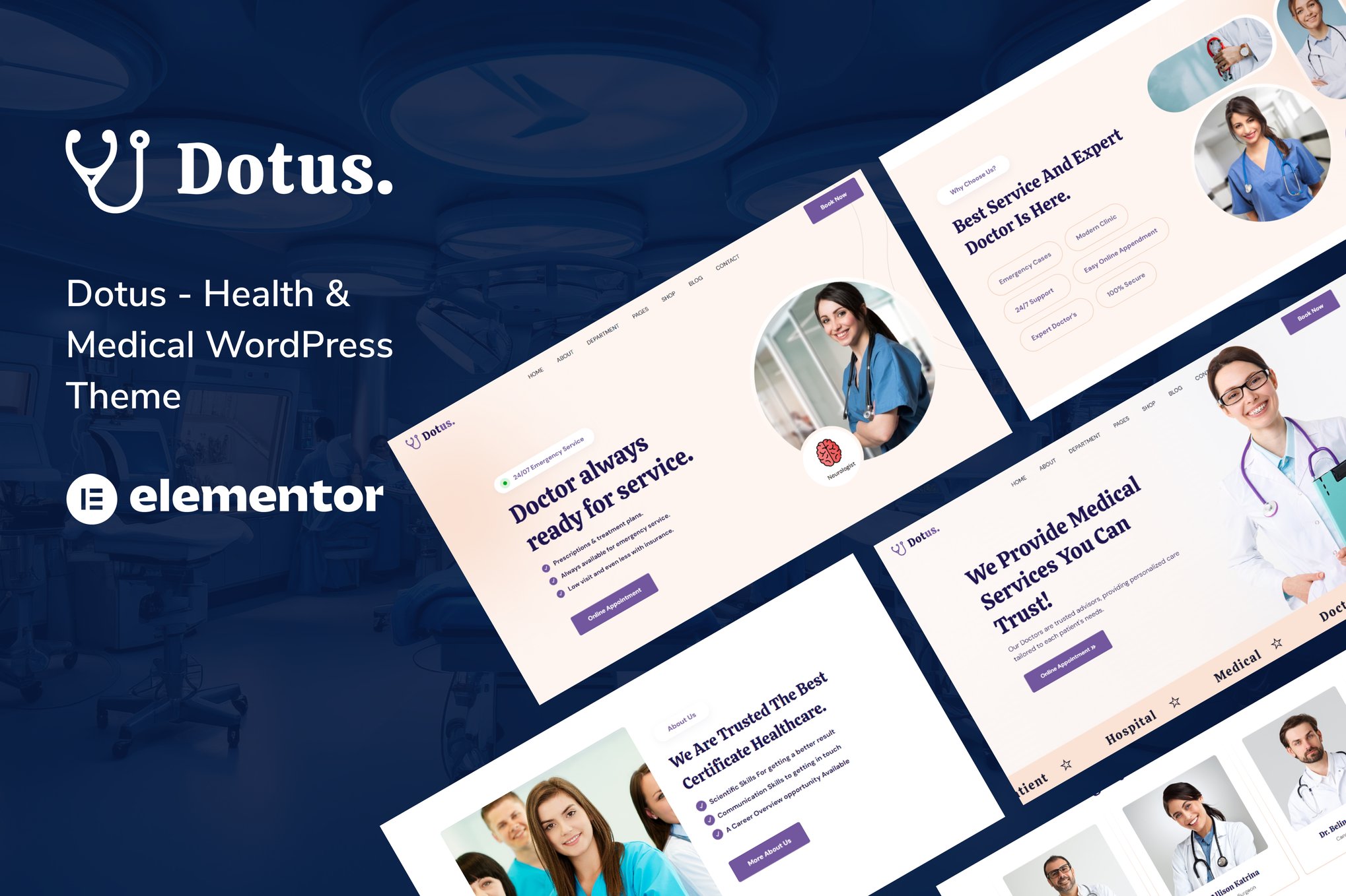 Dotus – Health & Medical Wordpress Theme