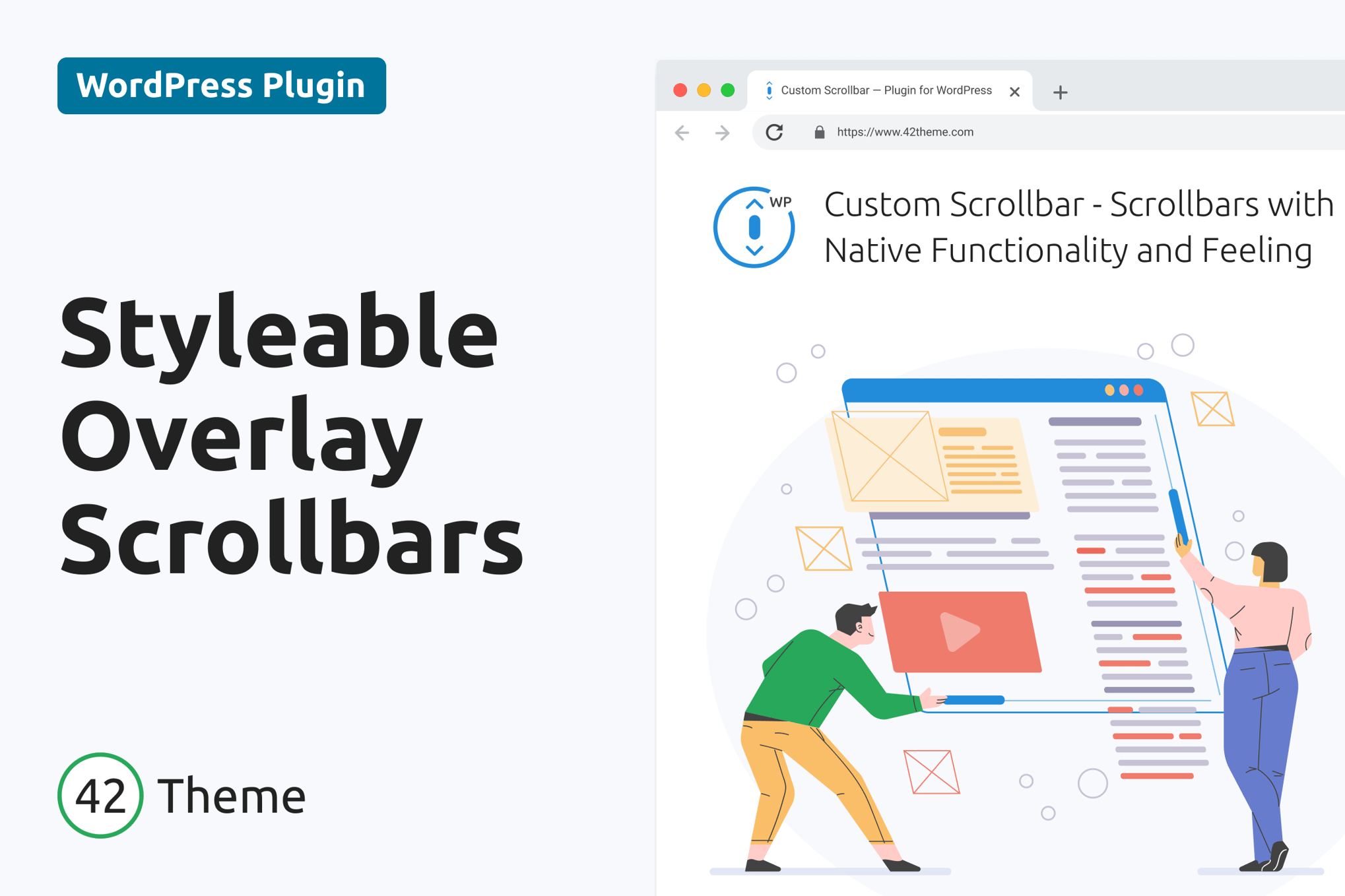 Wordpress Custom Scrollbar – Style Your Scrollbars
