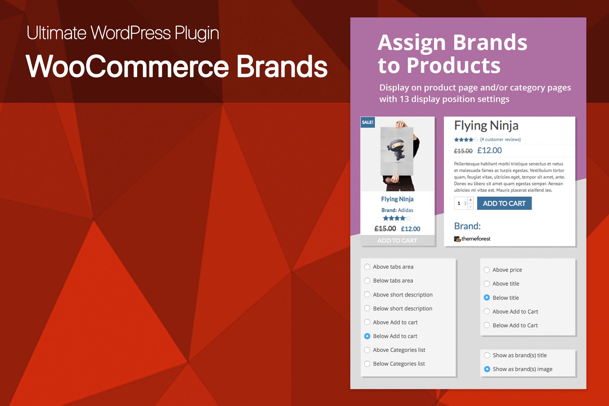 Ultimate Woocommerce Brands Plugin