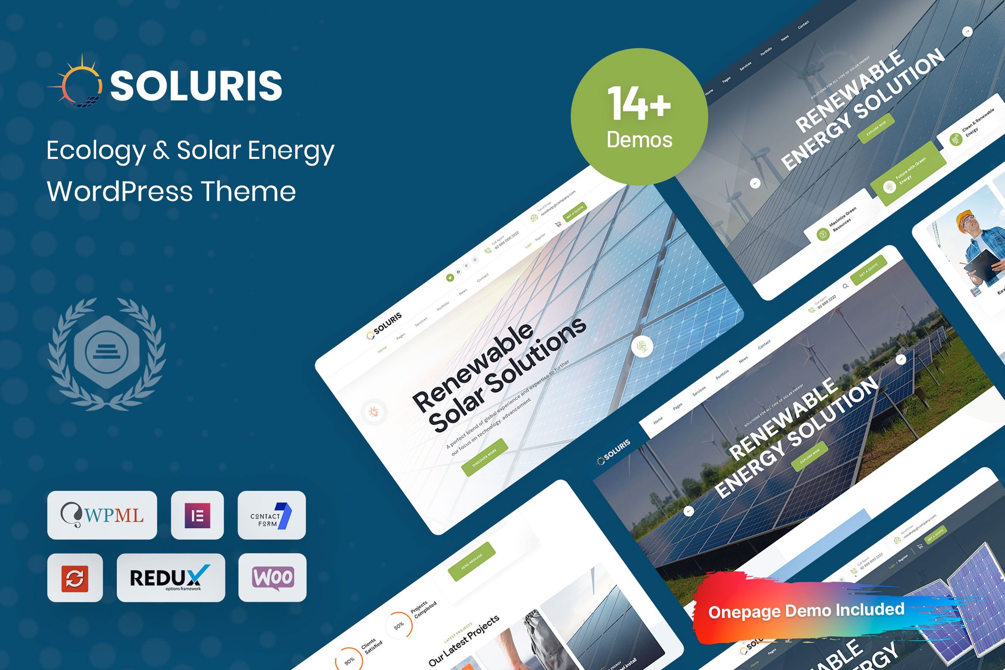 Soluris – Ecology & Solar Energy Wordpress Theme
