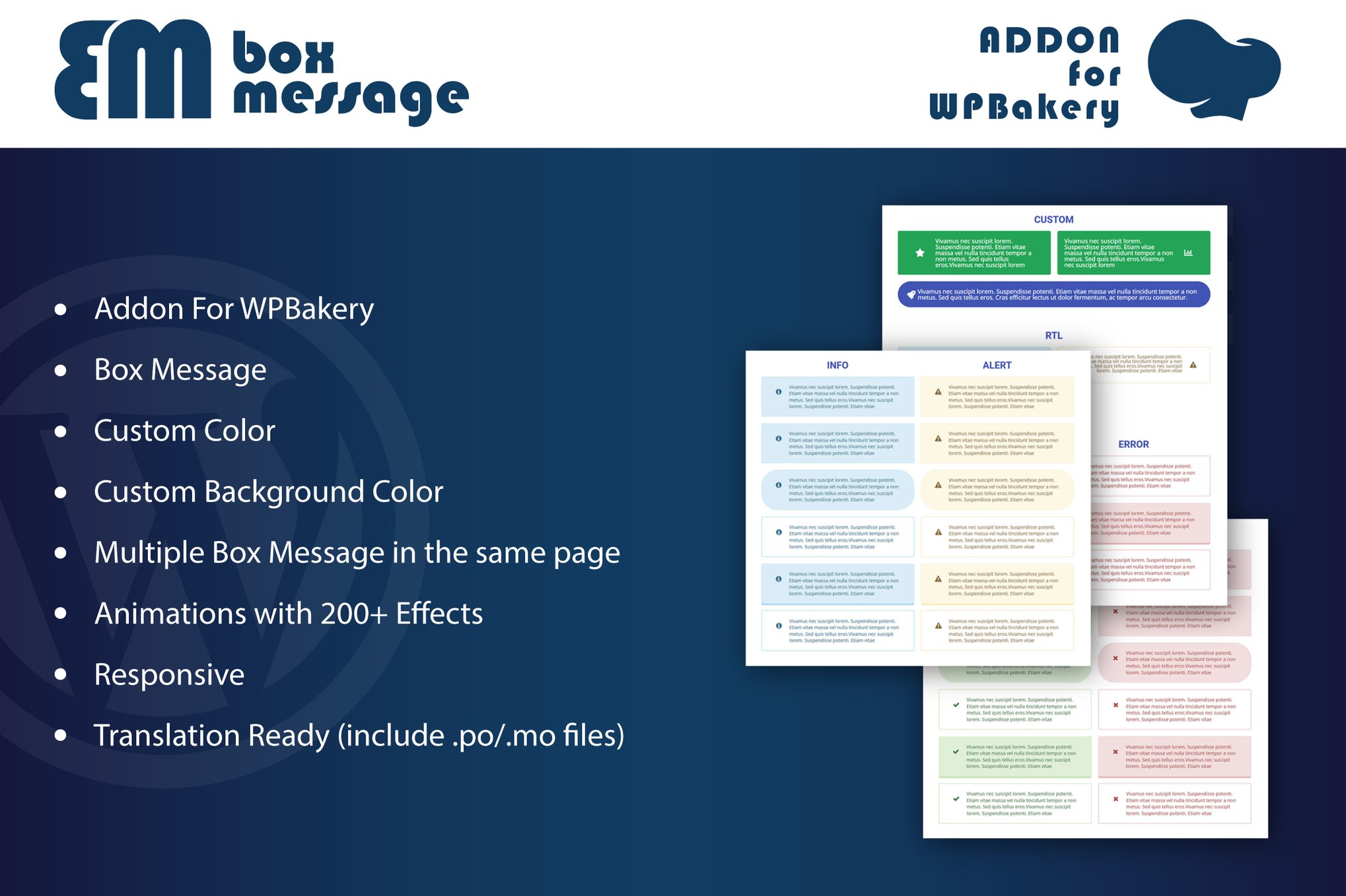 Box Message – Addons For Wpbakery Page Builder