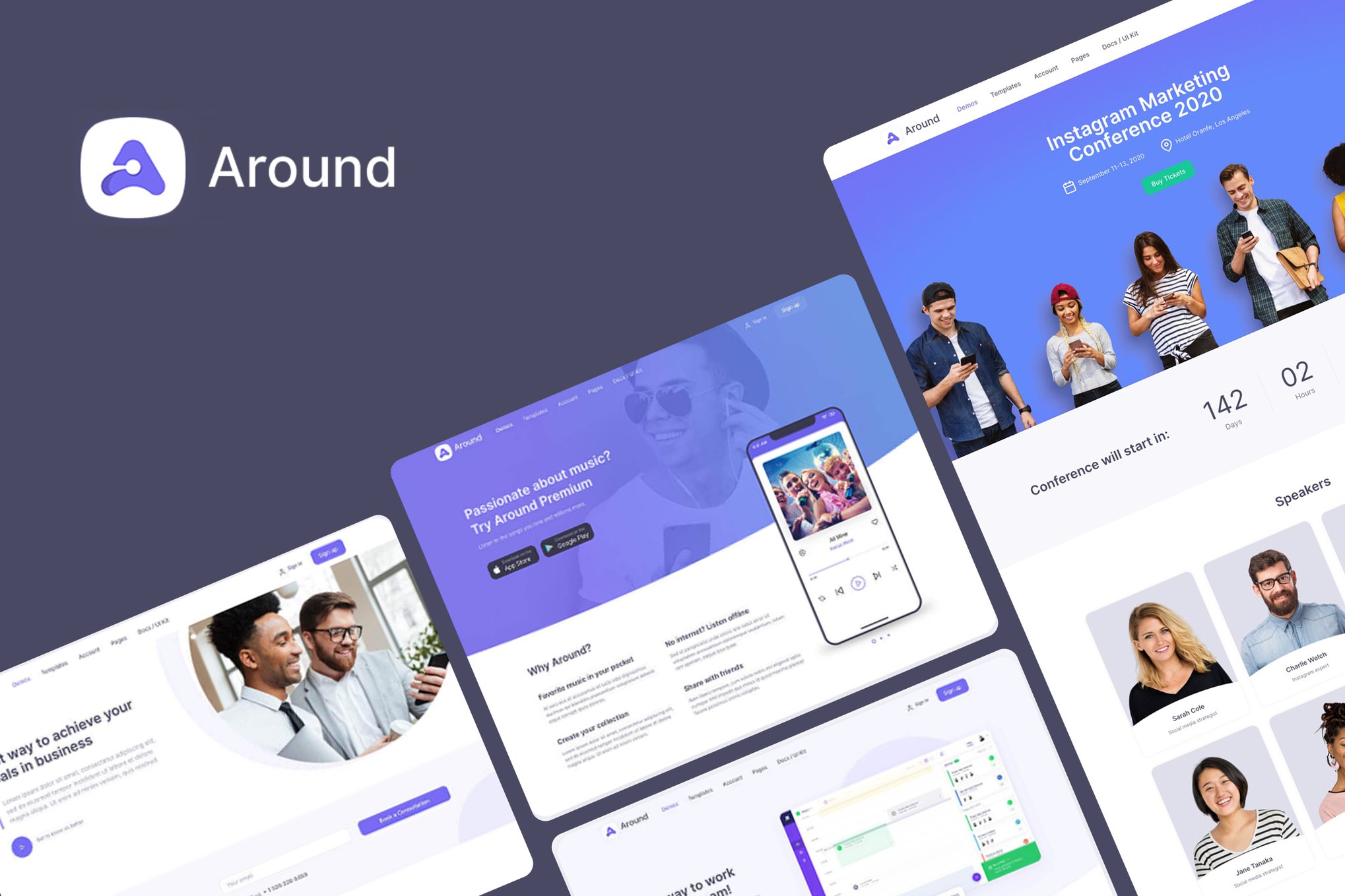 Around – Multipurpose Business Wordpress Theme