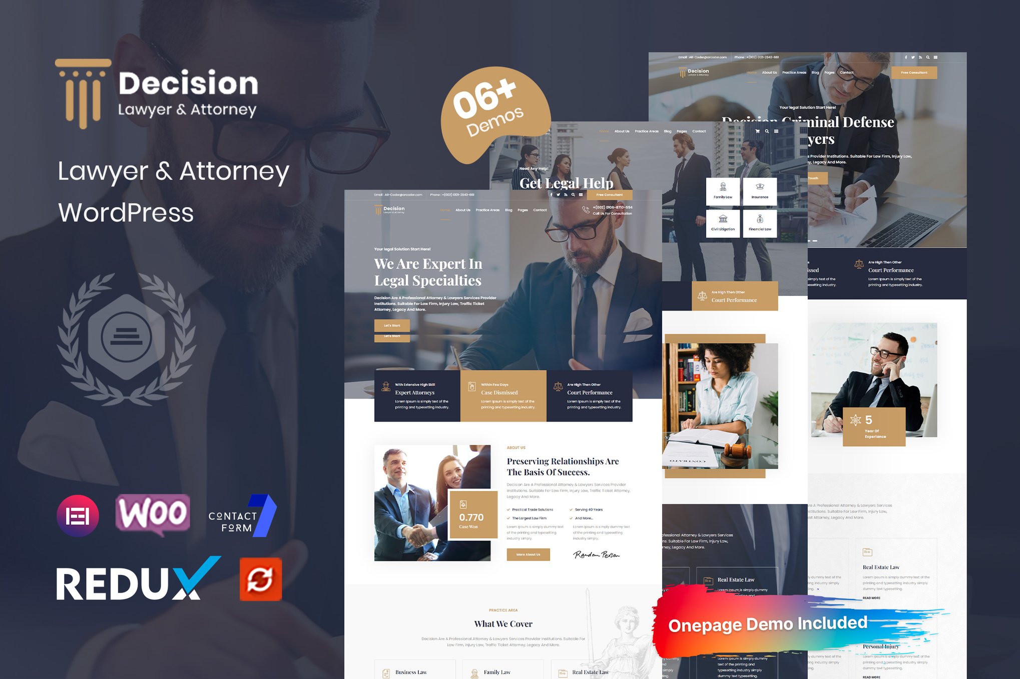 Decision – Law & Lawyer Wordpress Theme