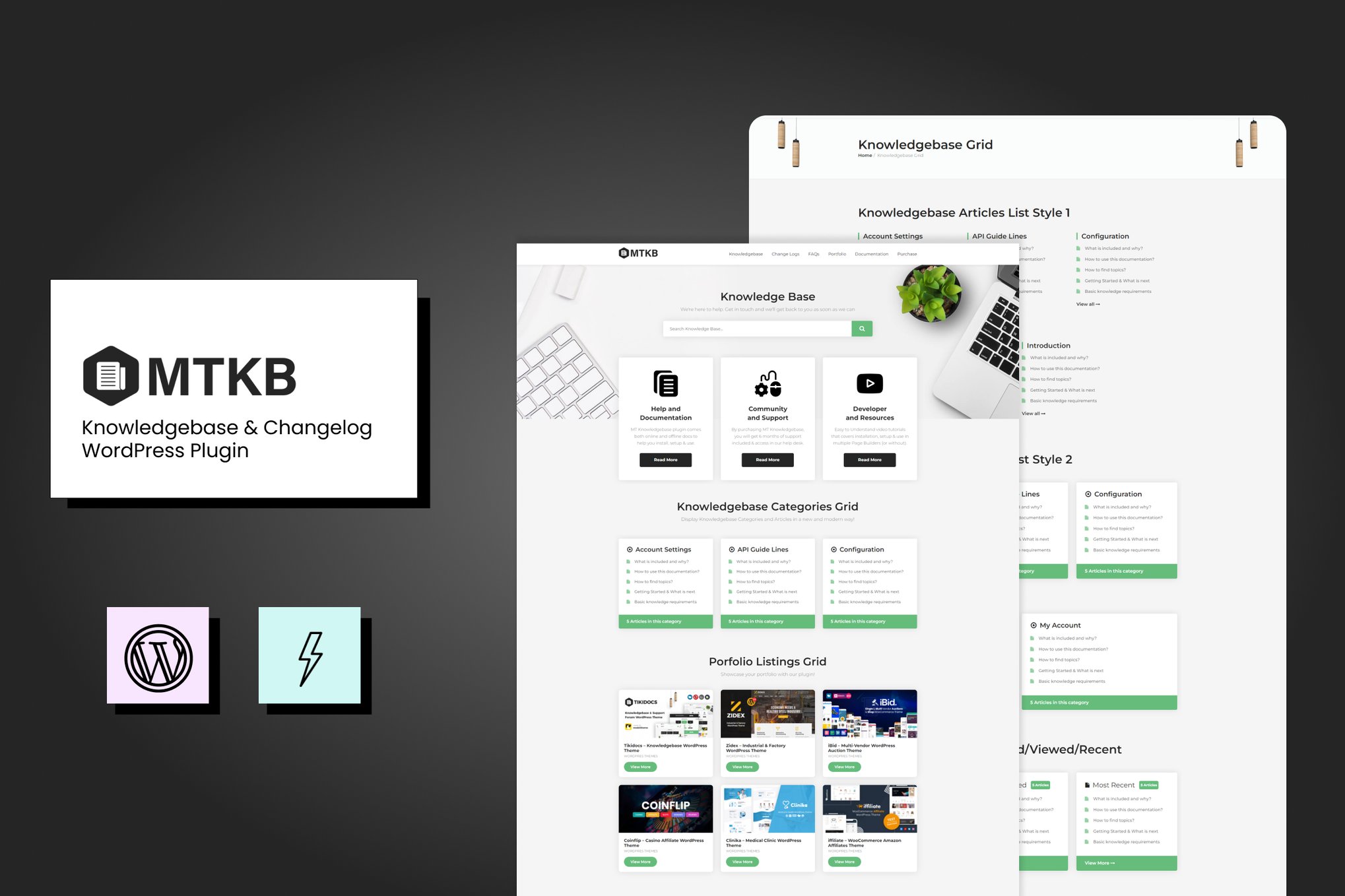 Mt Knowledgebase & Changelog Wordpress Plugin