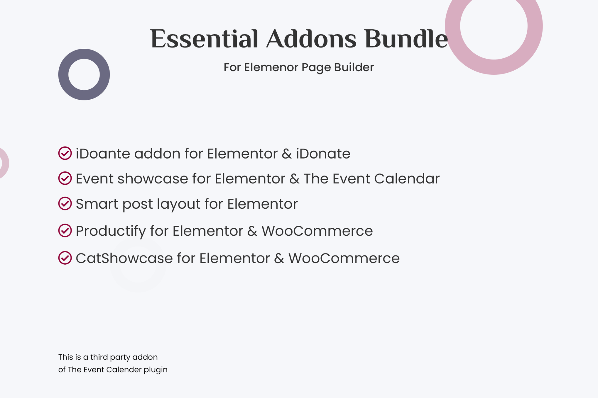 Essential Addons Bundle For Elementor Page Builder
