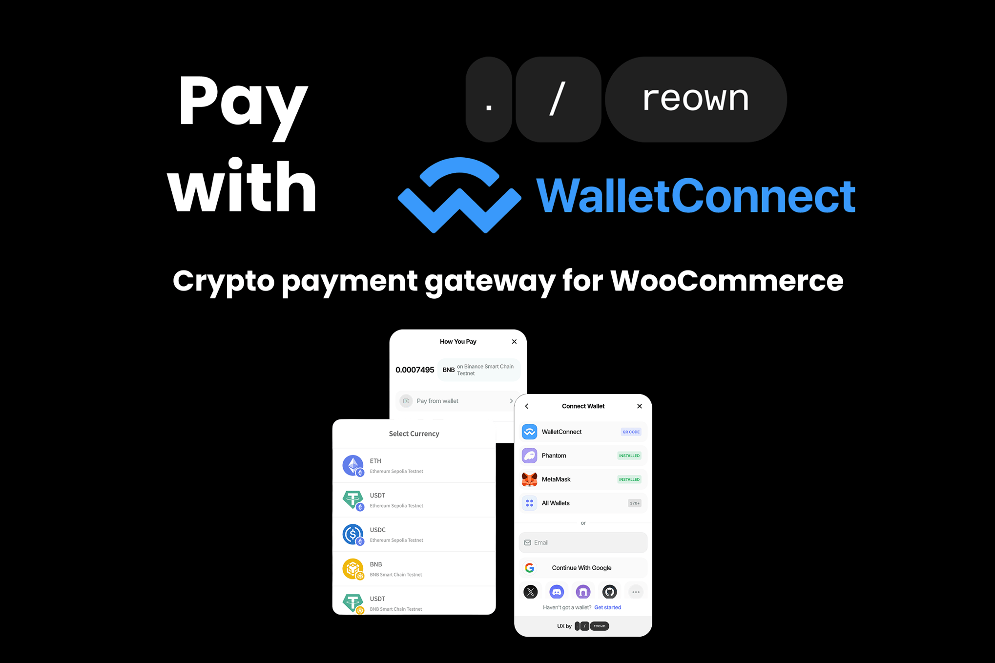 Reown Appkit Pay Crypto Payment Gateway