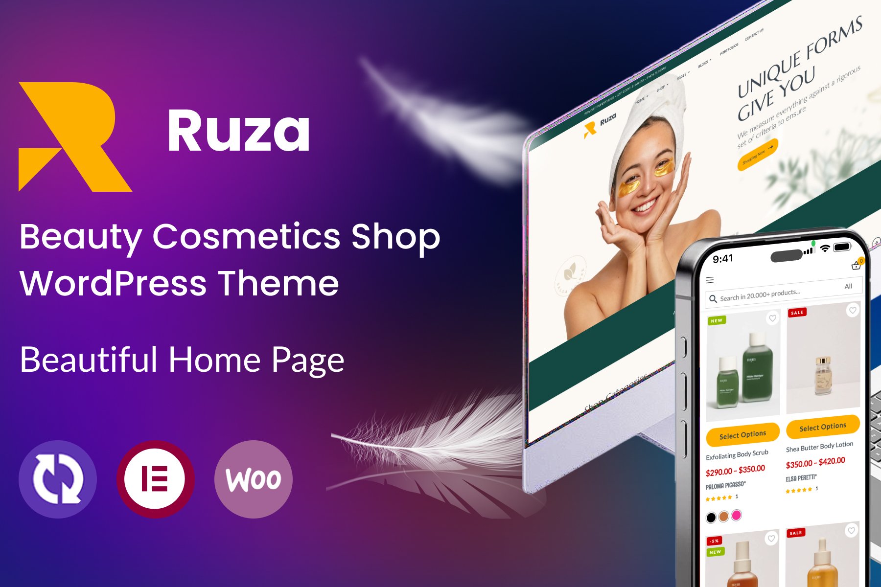 Ruza – Beauty Cosmetics Shop Wordpress Theme