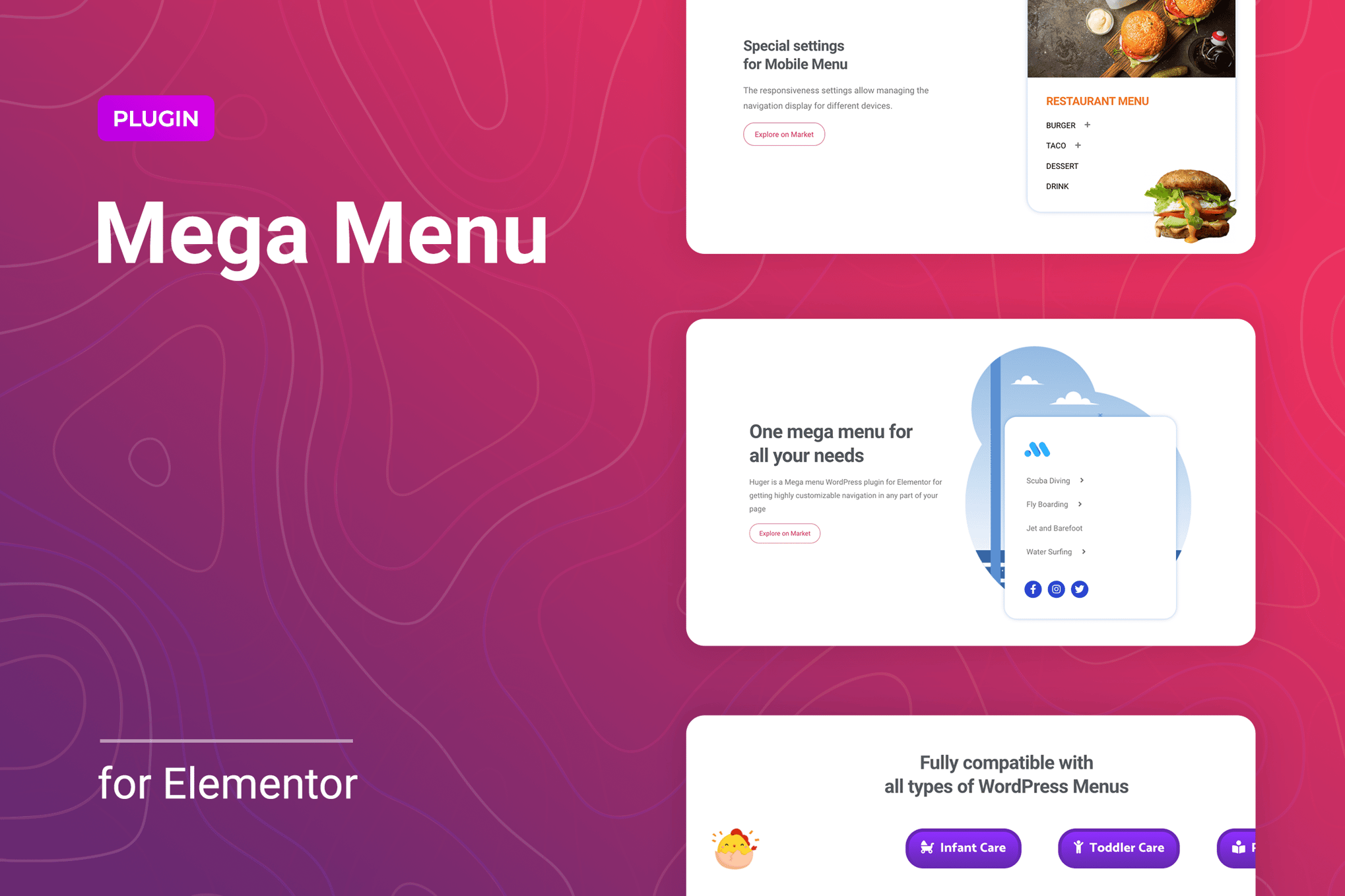 Mega Menu For Elementor