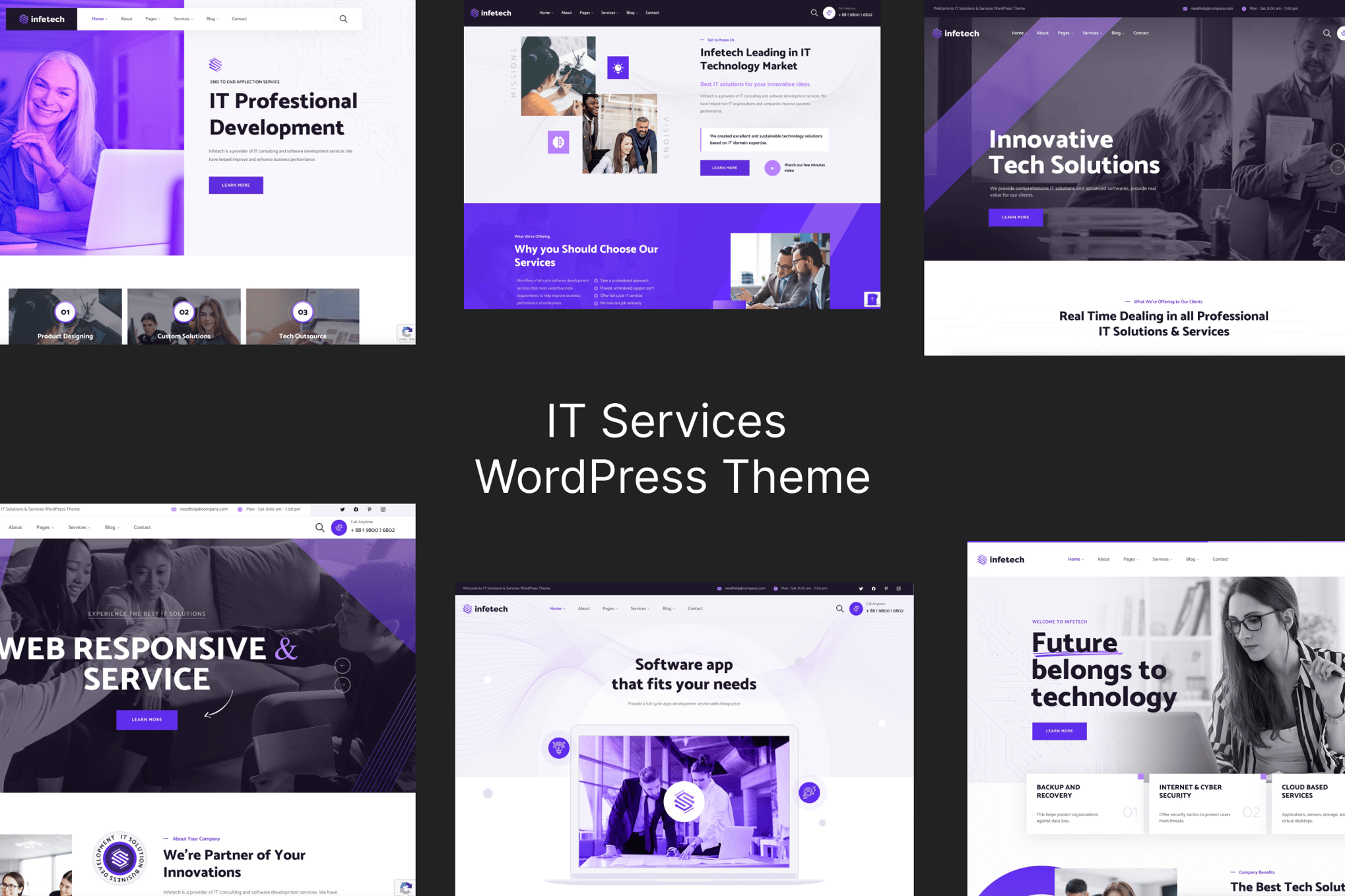 It Services Wordpress Theme – Infetech