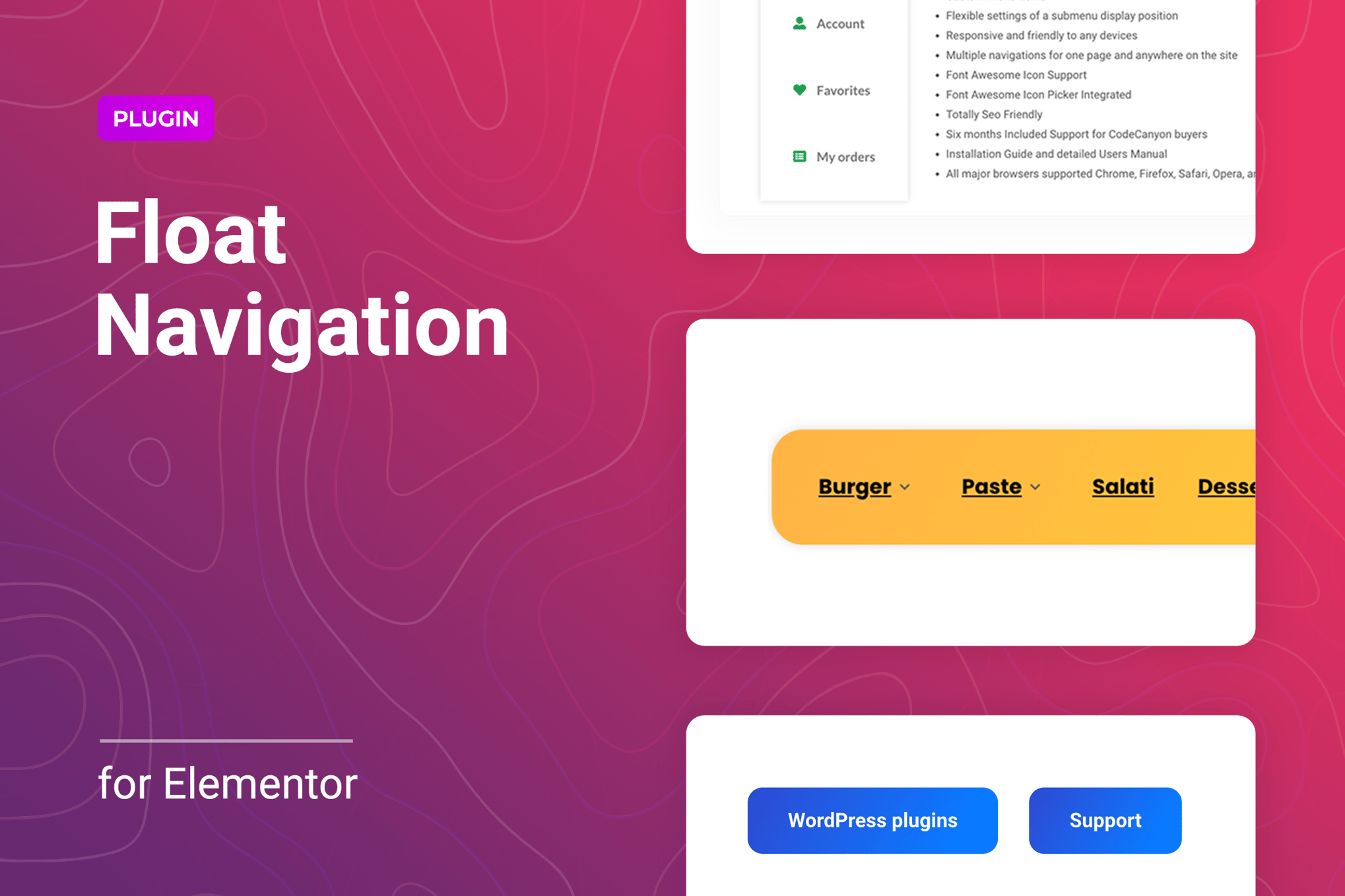 Sticky Navigation Menu For Elementor