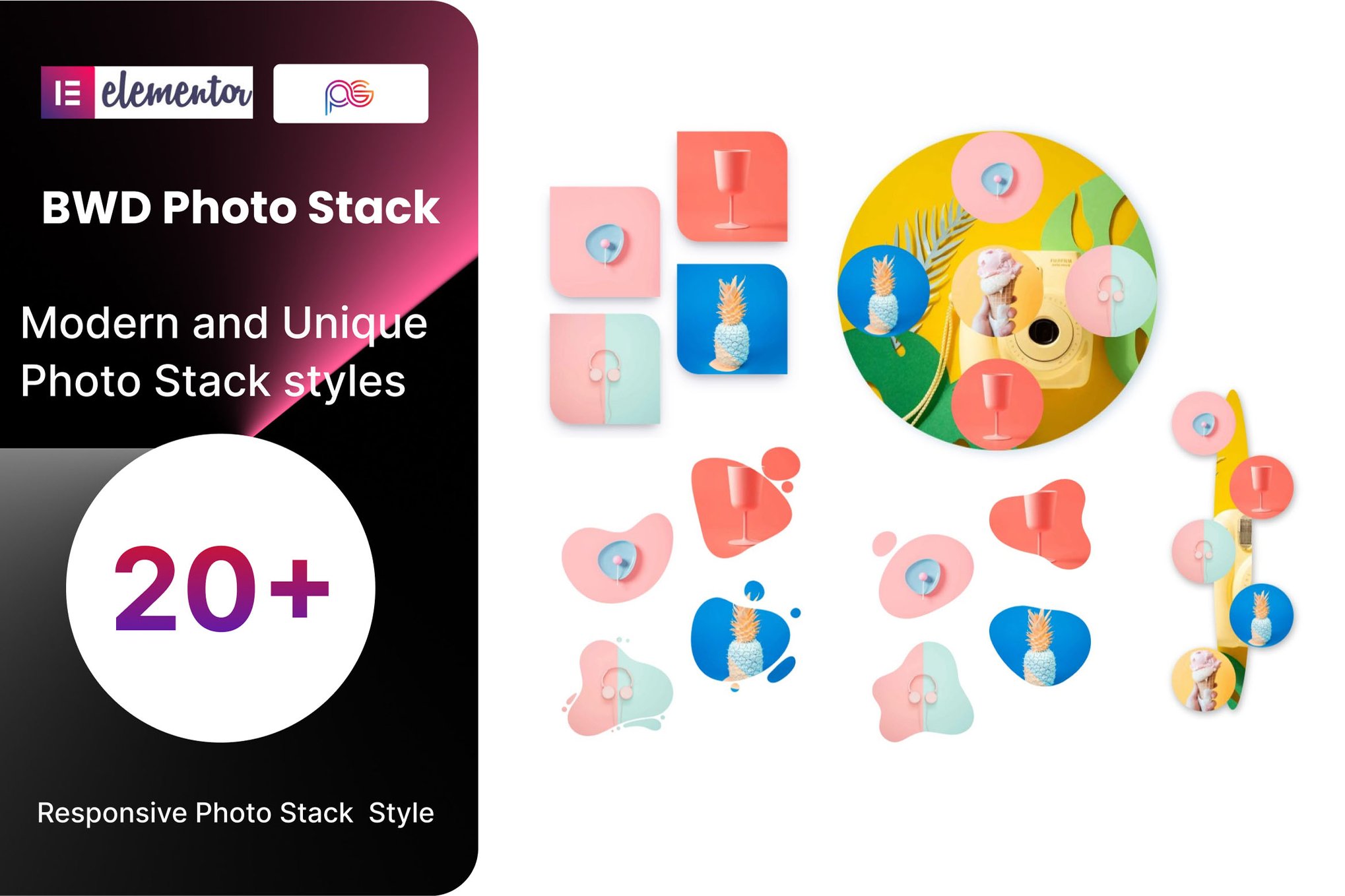 Photo Stack Addon For Elementor