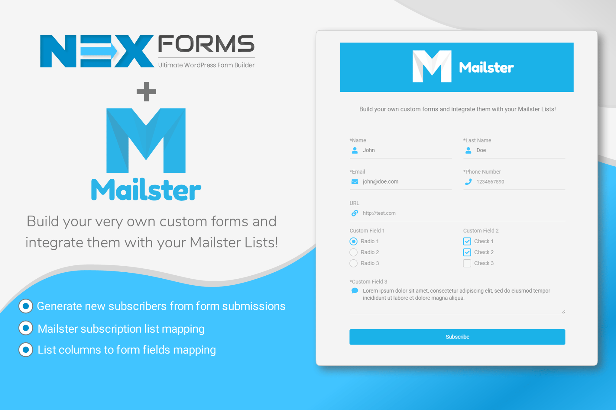 Nex-Forms – Mailster Add-On