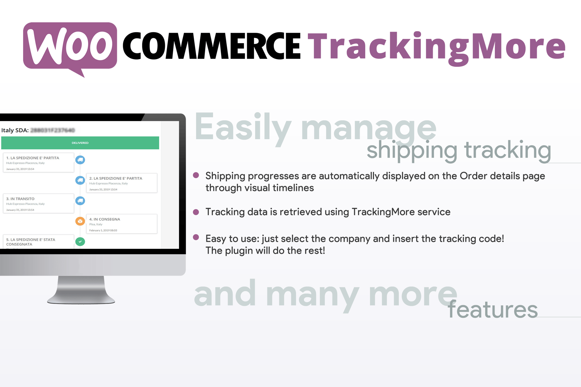 Woocommerce Trackingmore