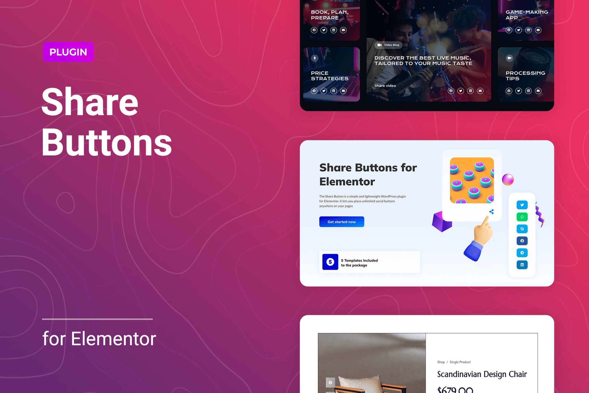Share Buttons For Elementor
