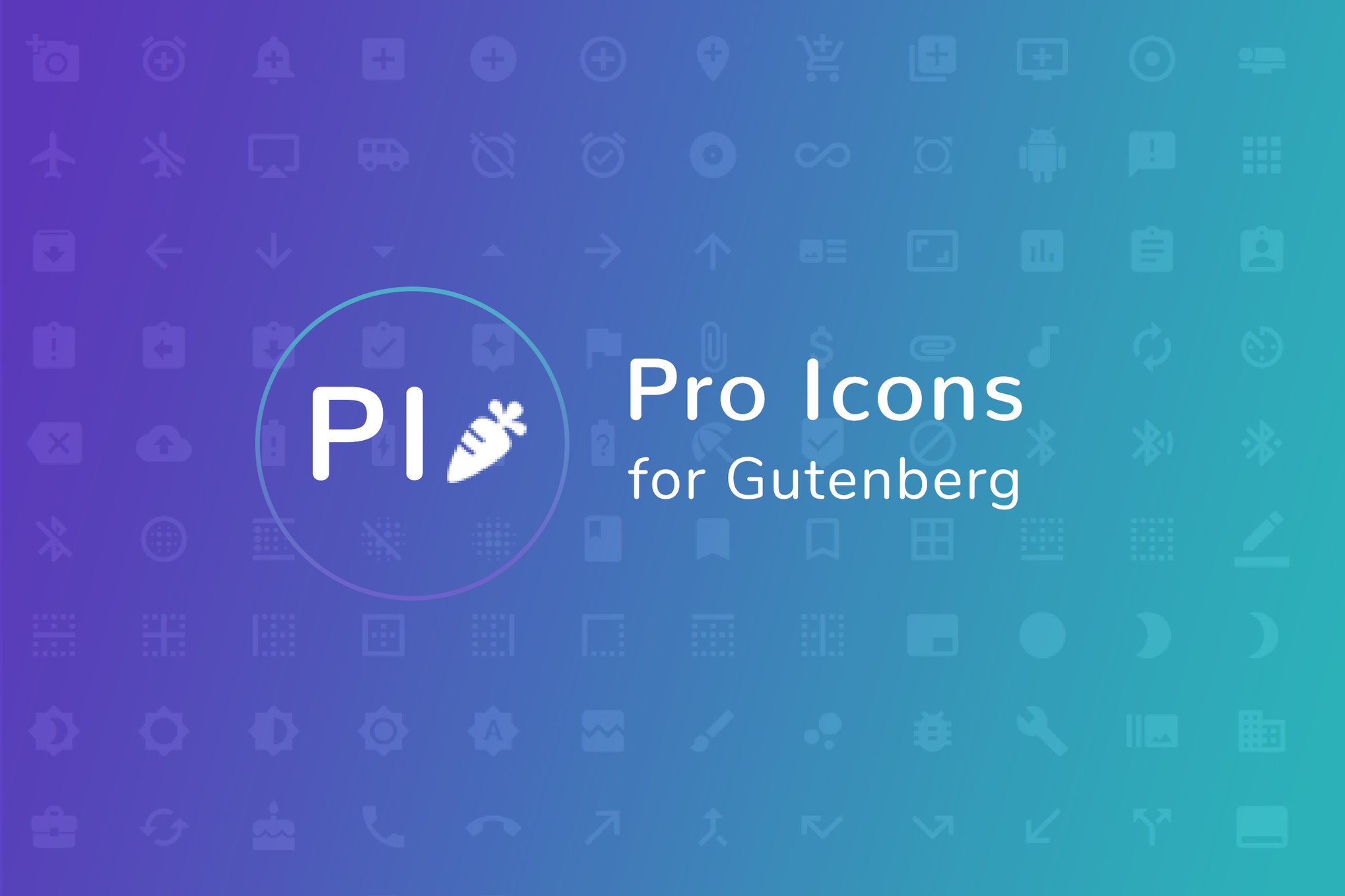 Pro Icons For Gutenberg Wordpress Editor