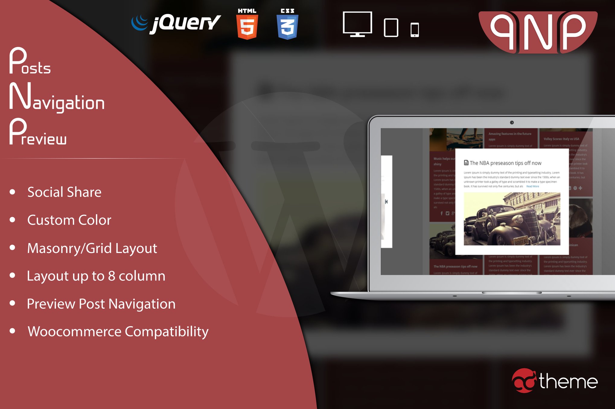 Post Navigation Preview
