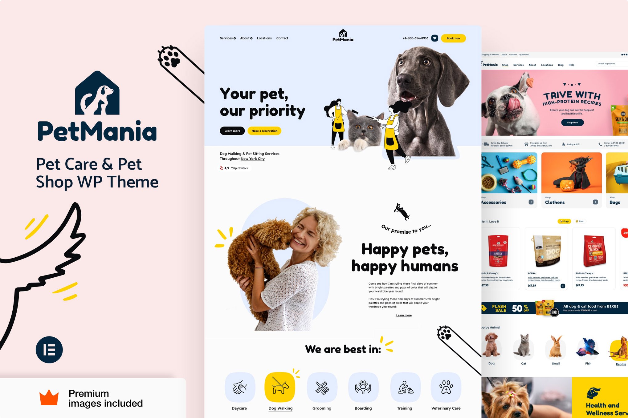 Petmania – Pet Shop Pet Care Woocommerce Ecommerce