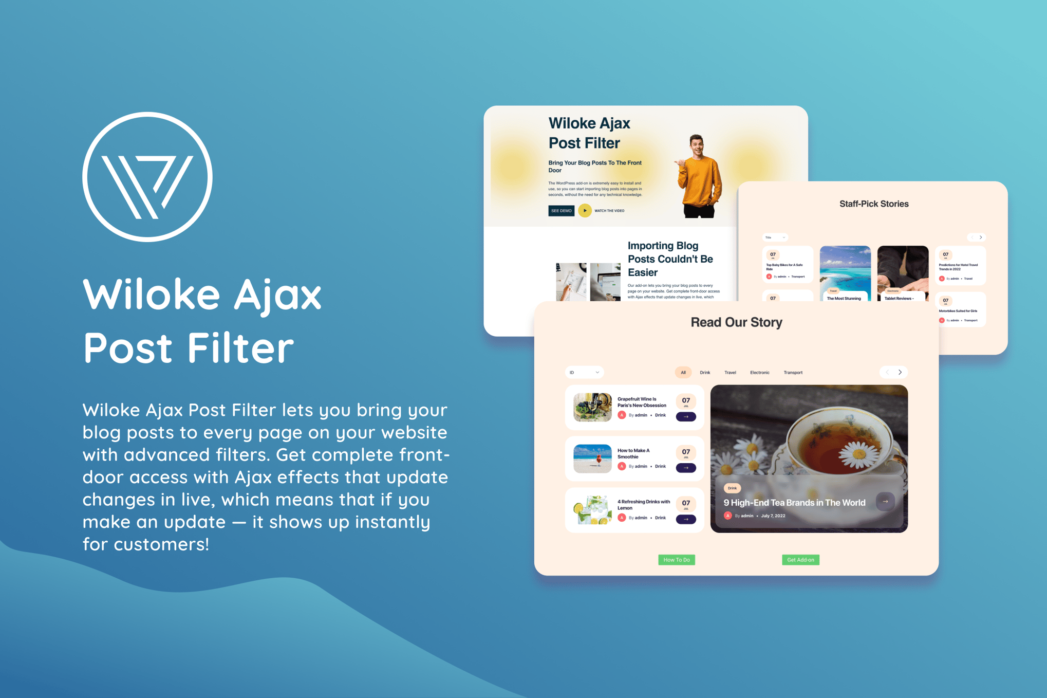 Wiloke Ajax Blog Post Filter
