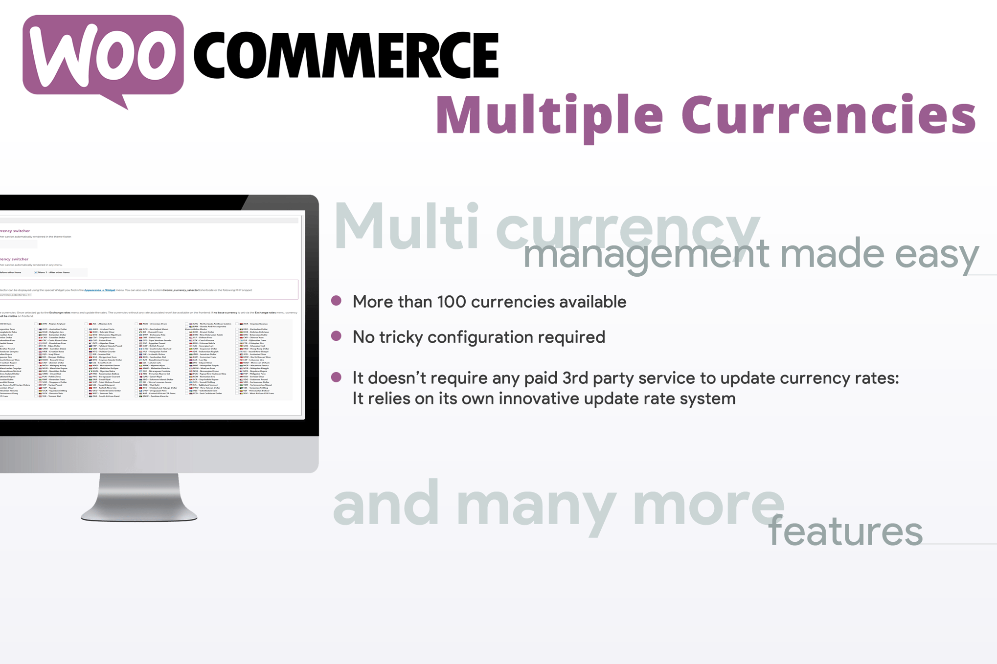 Woocommerce Multiple Currencies