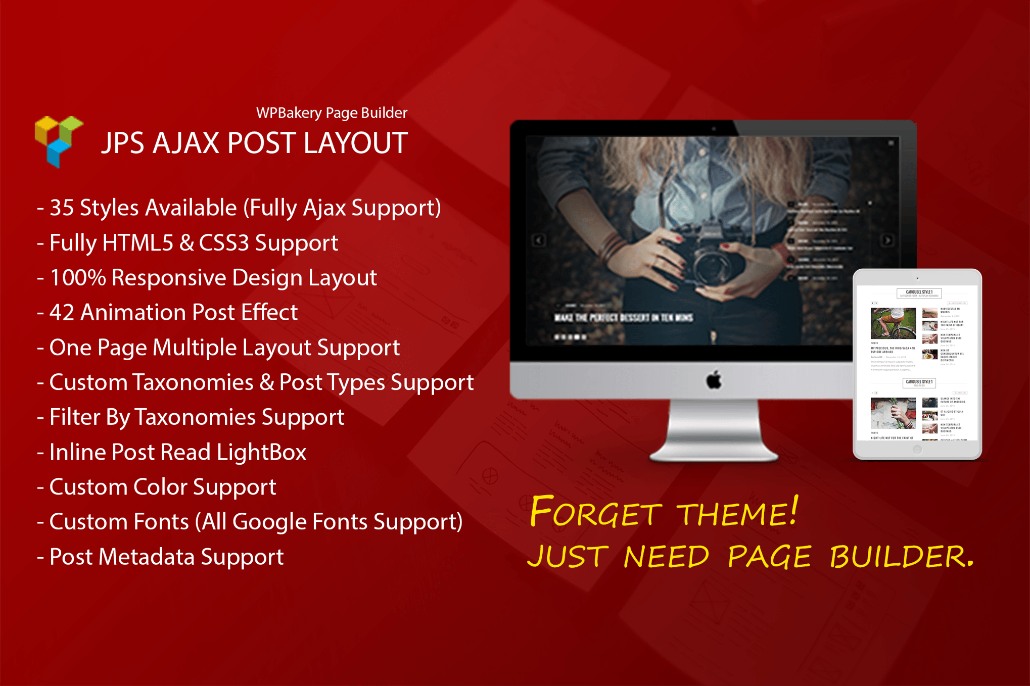 Jps Post Layout – Addon For Wpbakery Page Builder