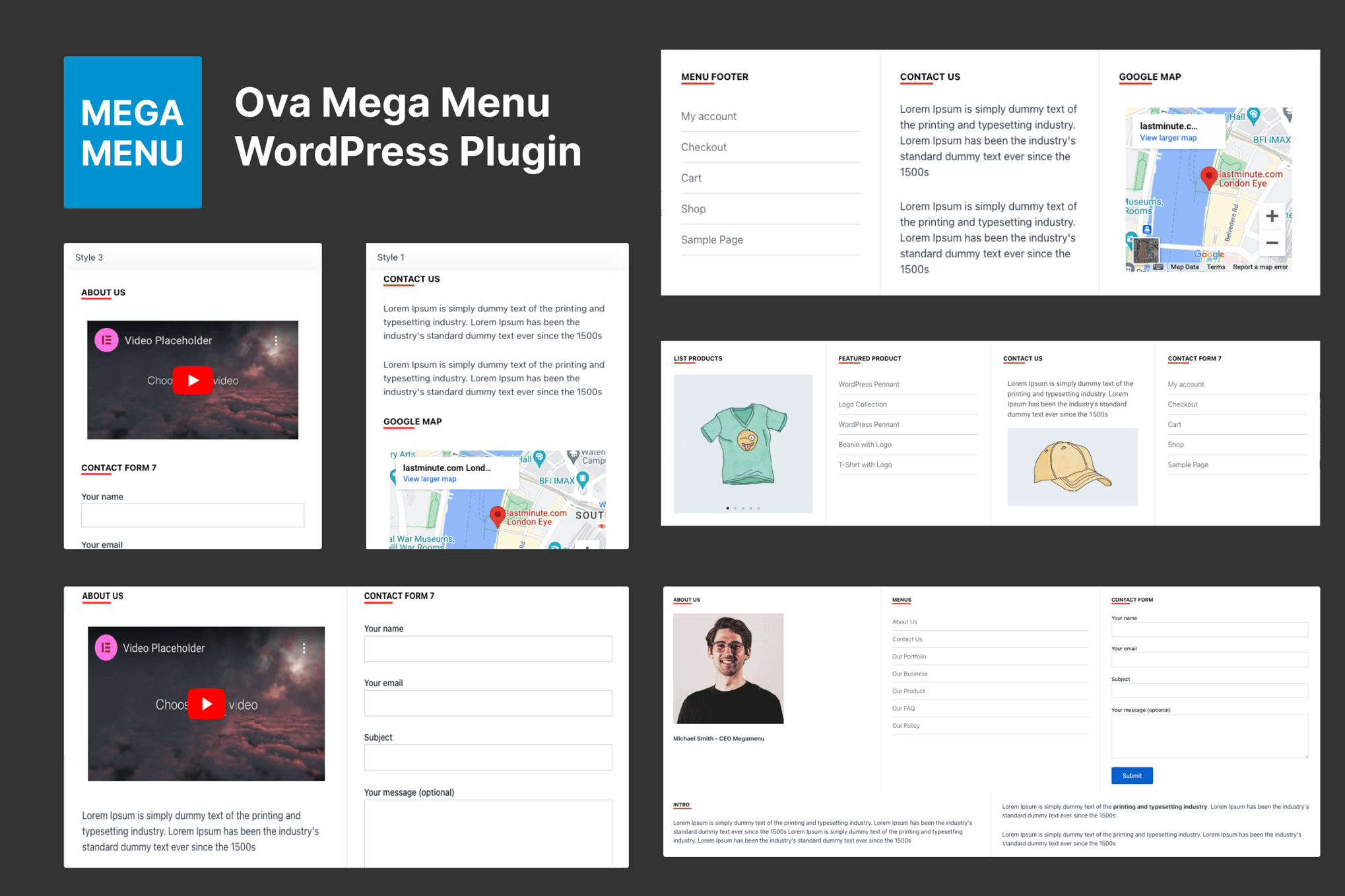 Mega Menu Wordpress Plugin – Ova